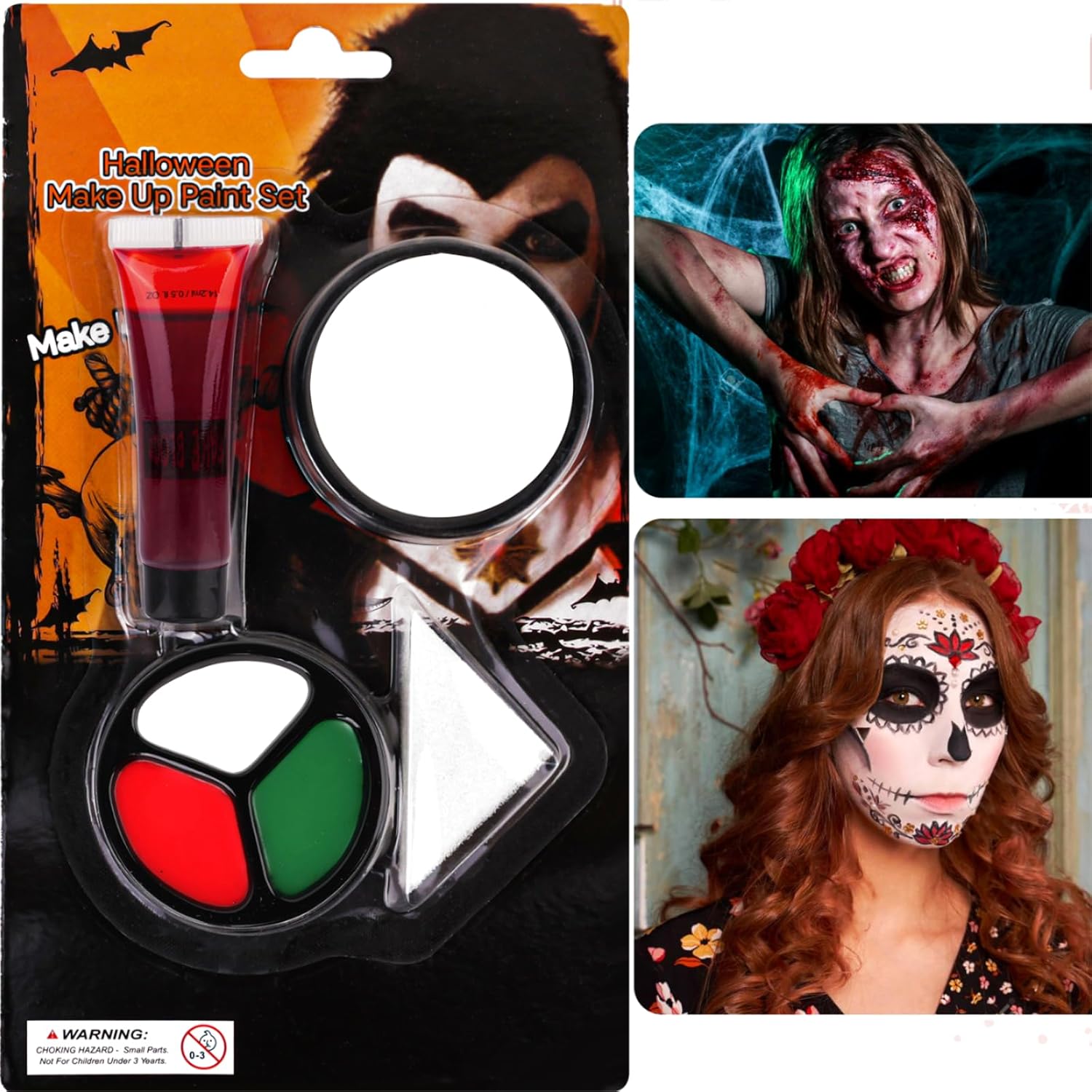 SOMGKIN Face Body Paint Set Halloween Cosplay SFX Makeup