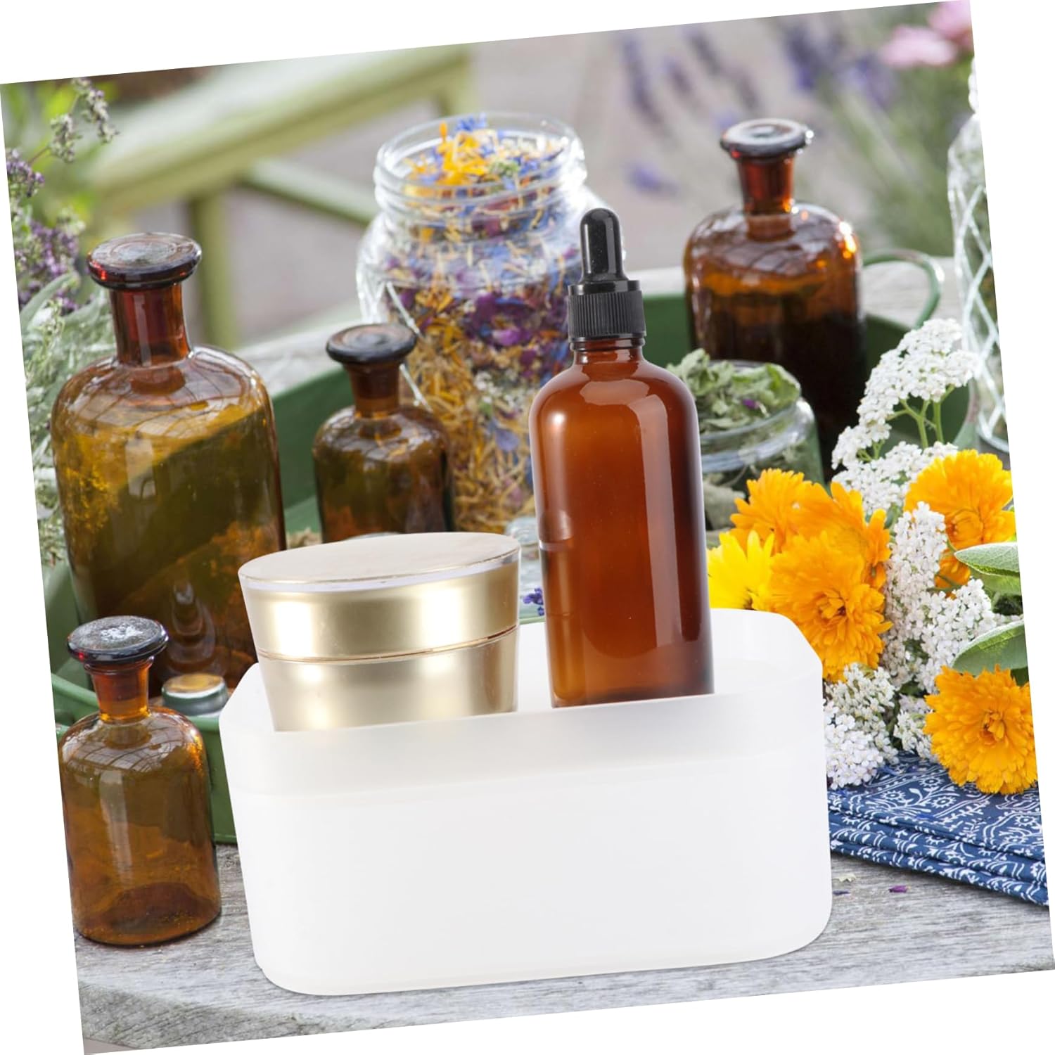 Gatuida Cosmetic Organizer Box for Desktop Storage