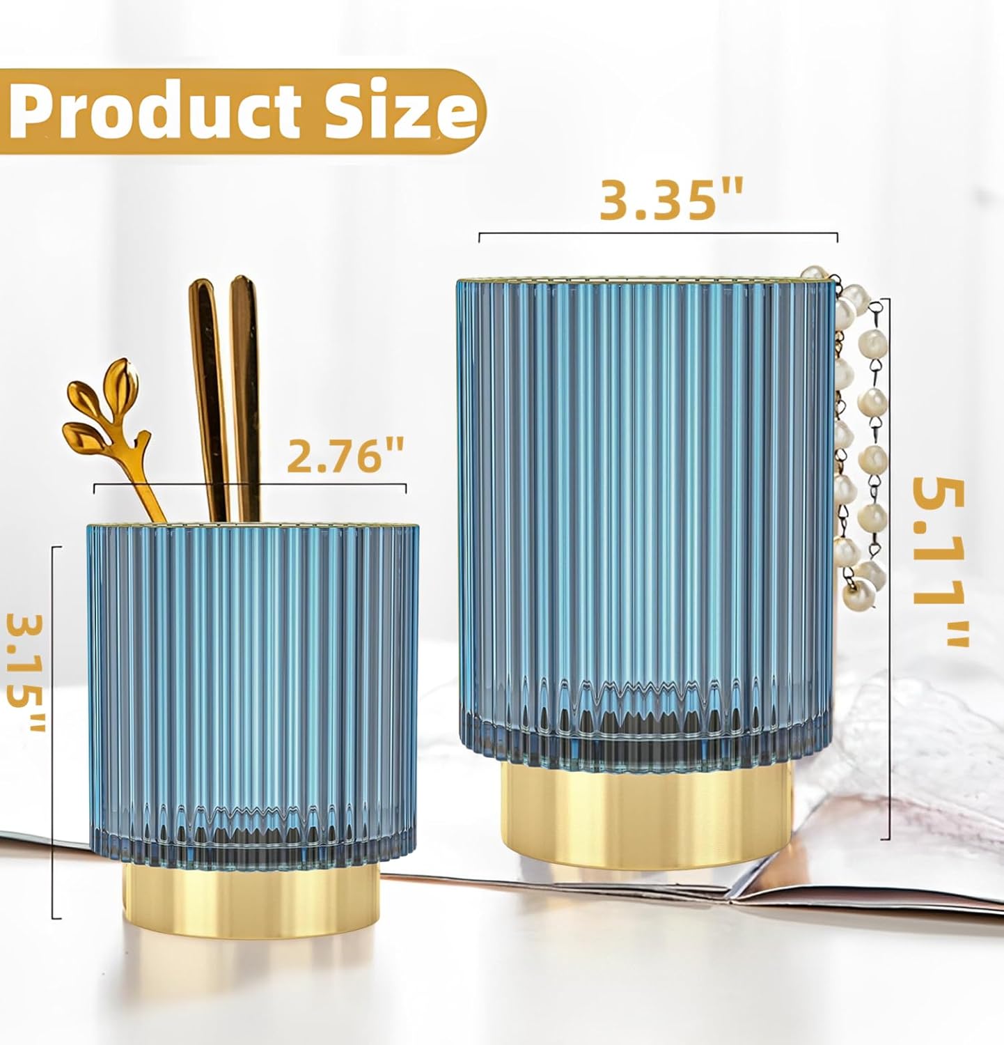 REALHUNLEE Makeup Brush Holder Organizer