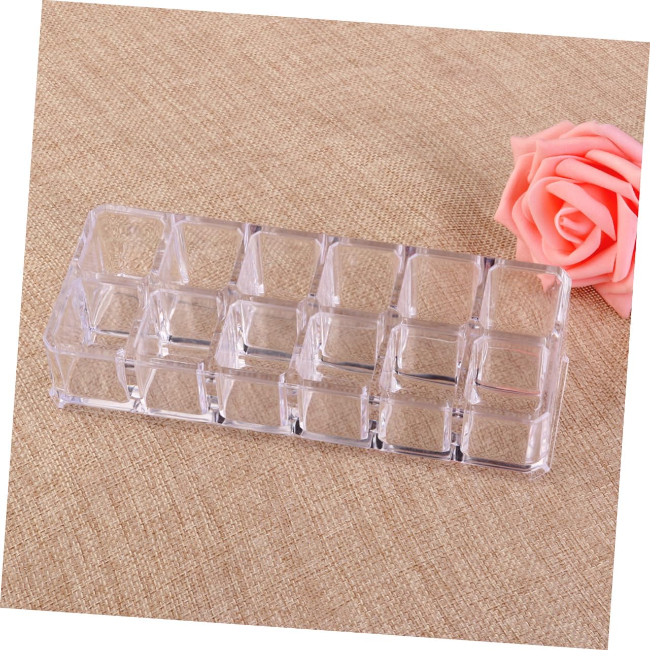 Clear Acrylic Lipstick Organizer Display Rack for Makeup 1