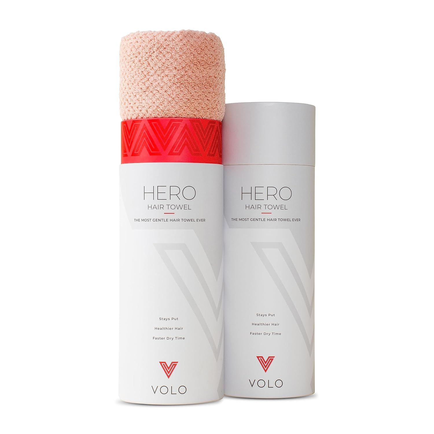 VOLO Super Hero XL Cloud Pink Hair Towel