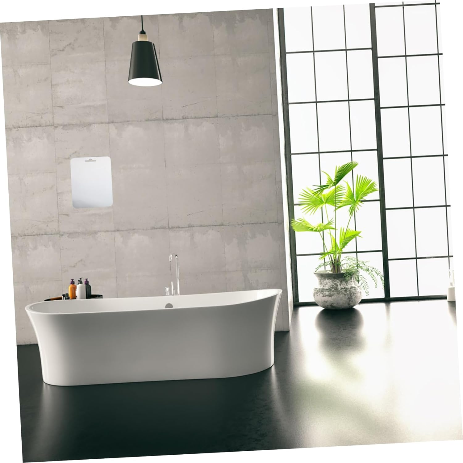 DOITOOL Anti-Fog Bathroom Makeup Shaving Mirror Stand Travel-Friendly