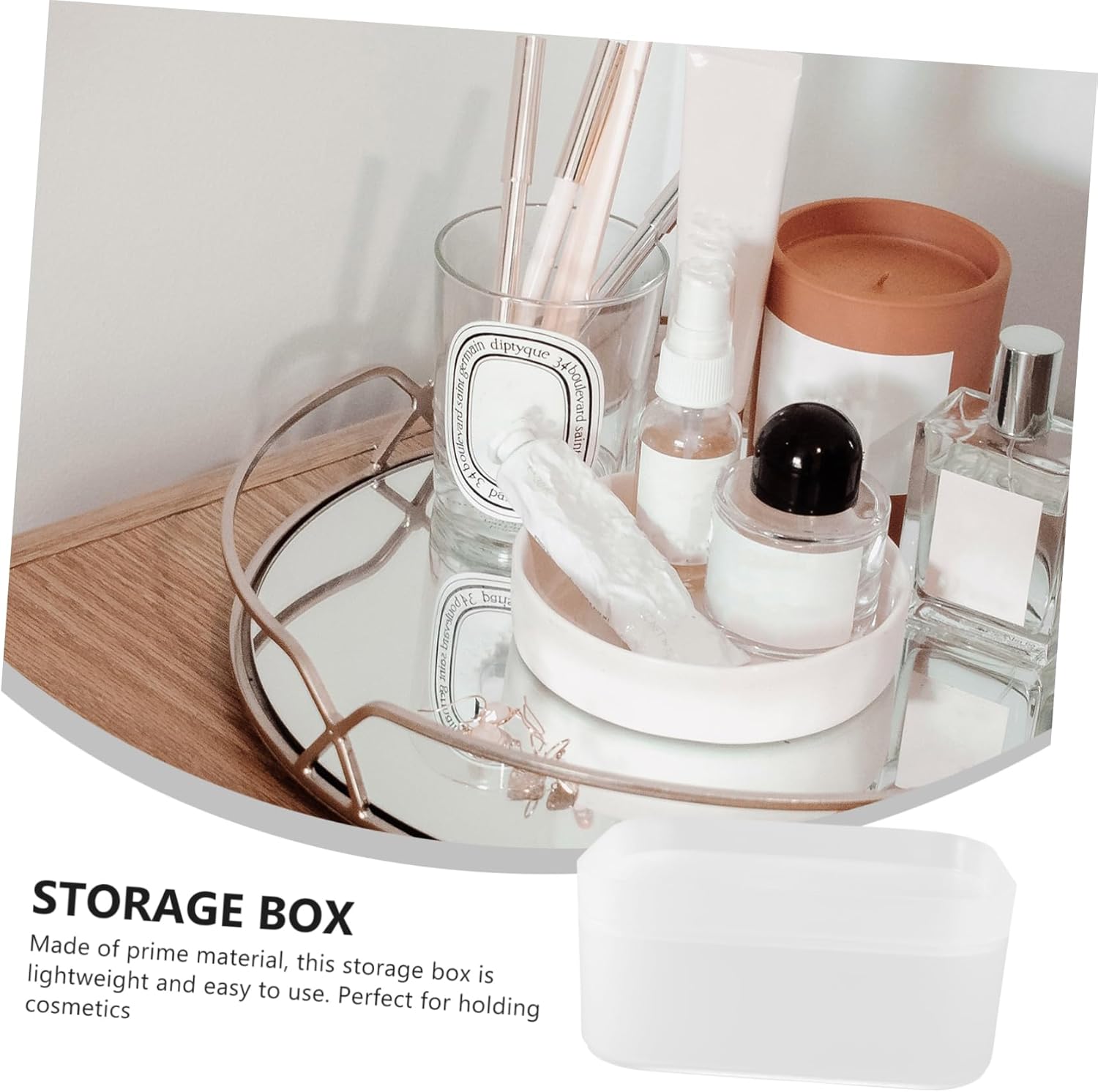 LIFKOME Cosmetic Organizer Storage Box for Makeup and Jewelry