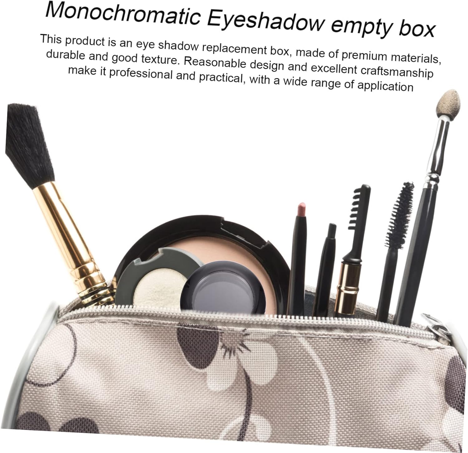 8PCS Skisuno Eyeshadow Organizer Case White