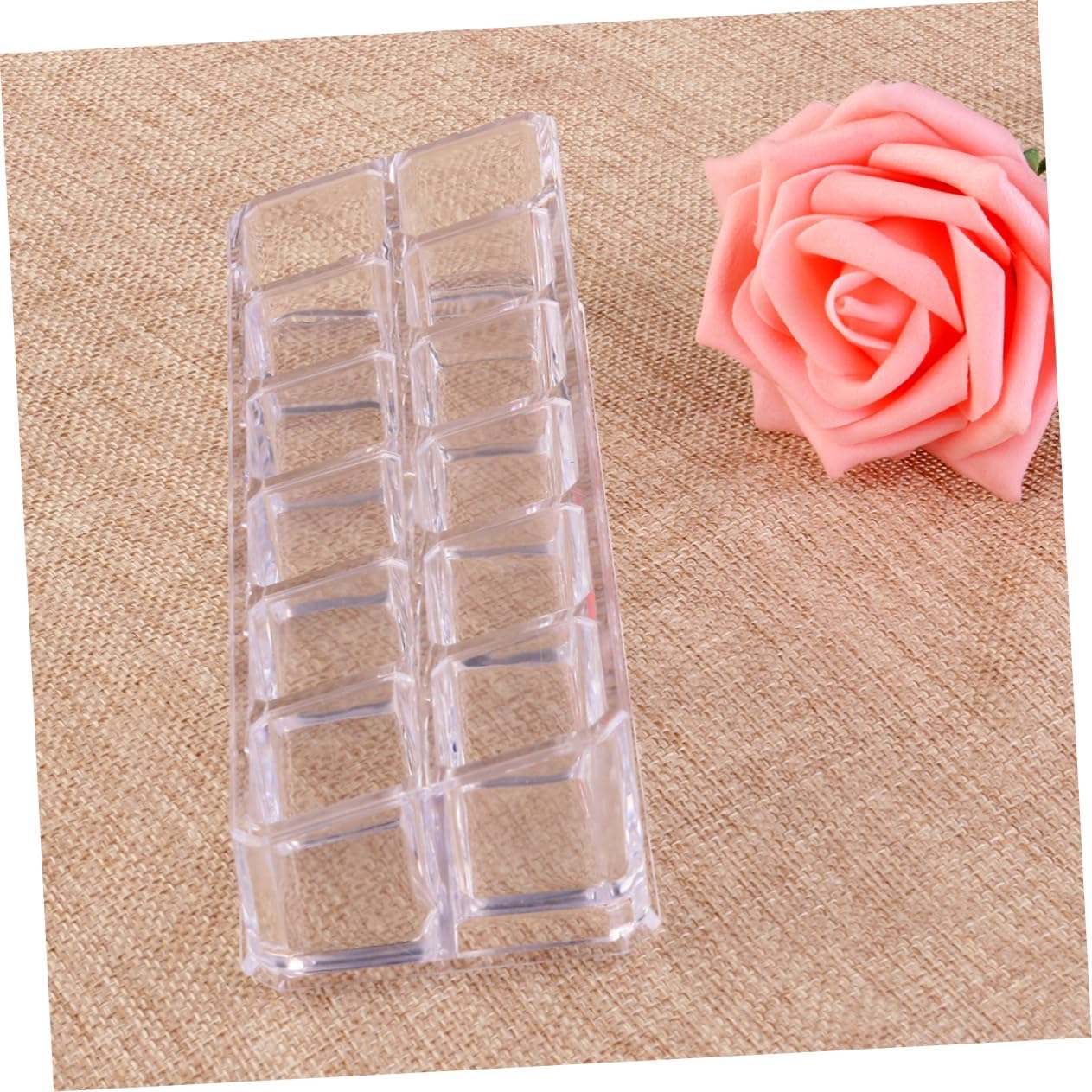 HONMEET Acrylic Lipstick Display Rack 12 Slot Organizer