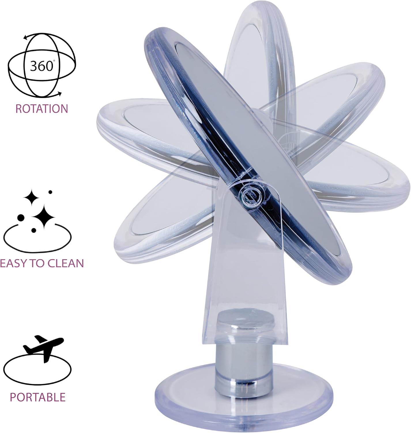 Bath Bliss Dual Sided 10X Magnification Vanity Mirror