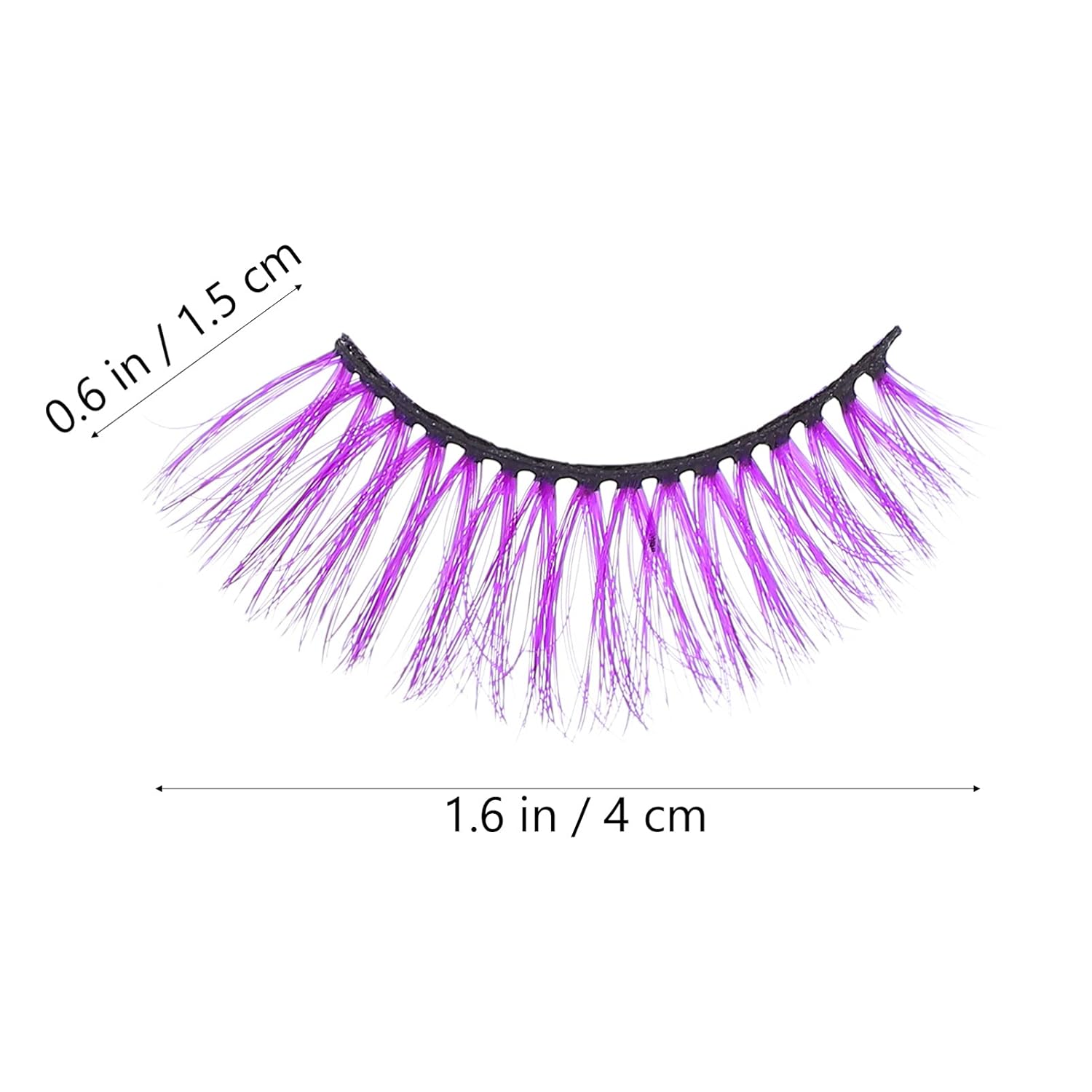 Beaupretty 3D Pink False Lashes 10PCS Set