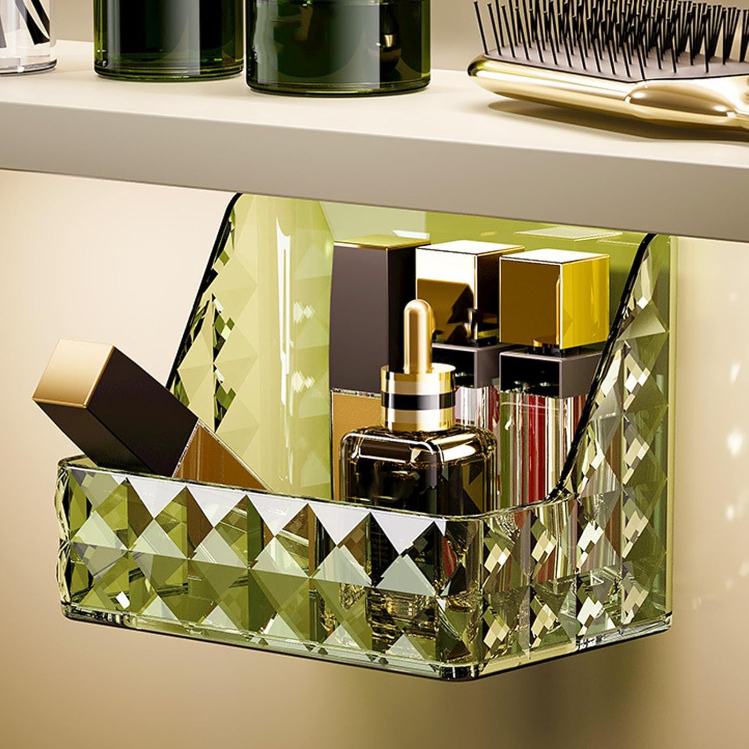 BEIJIALY Makeup Organizer with Wall Mount