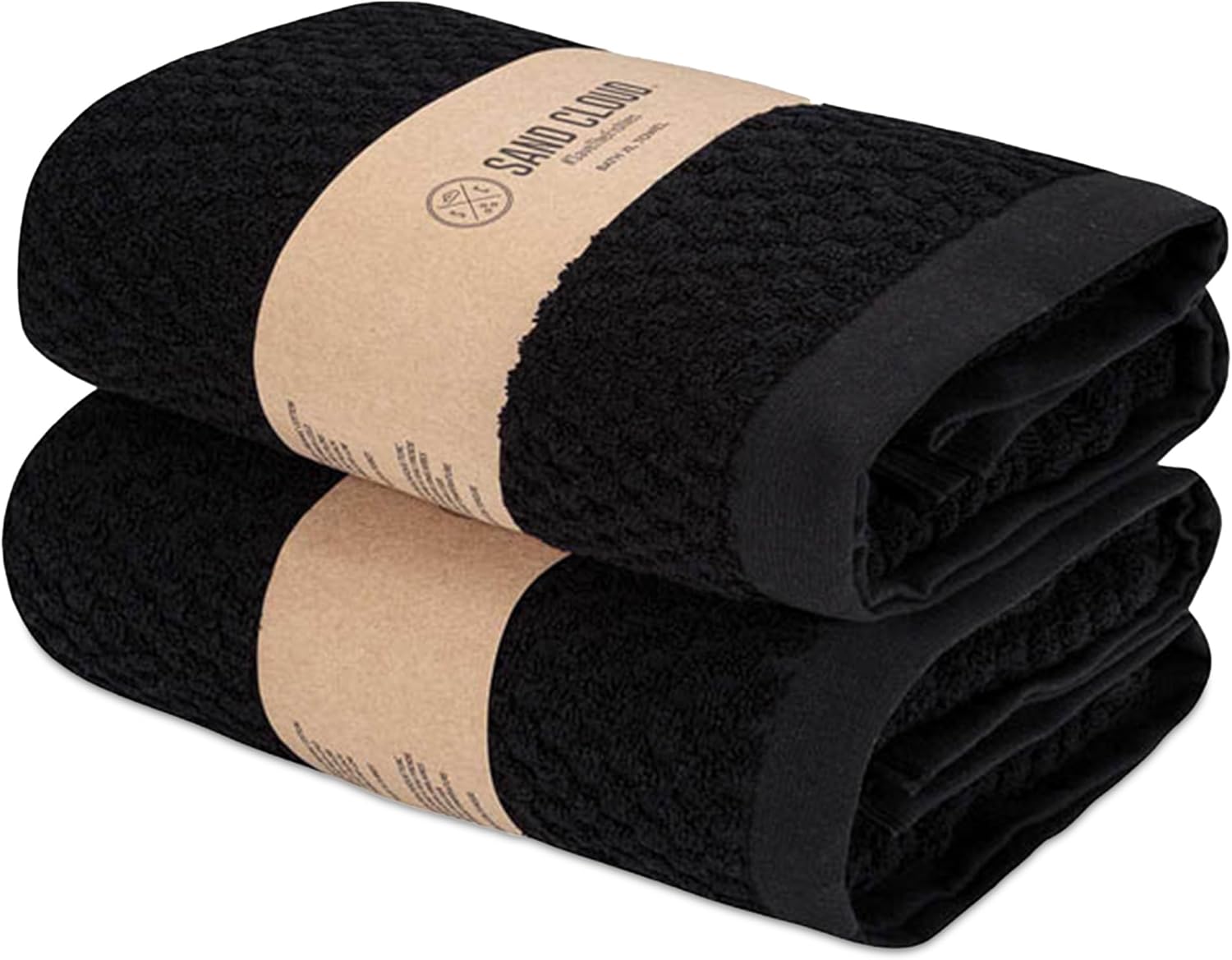 Sand Cloud Turkish Bath Towels Set of 2 - Luxury Soft Organic Cotton