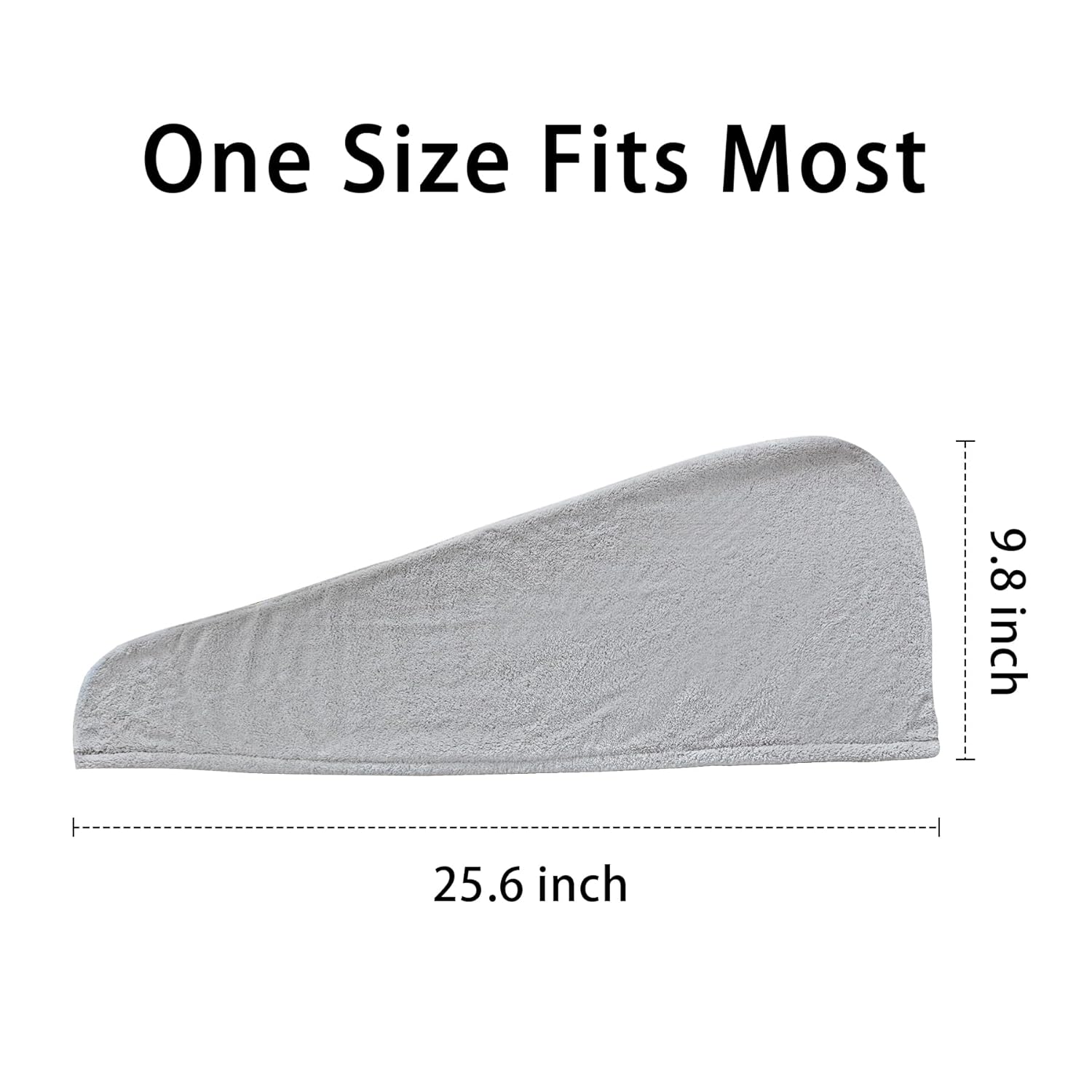 AGLIFEFY 2 Pack Microfiber Hair Towels