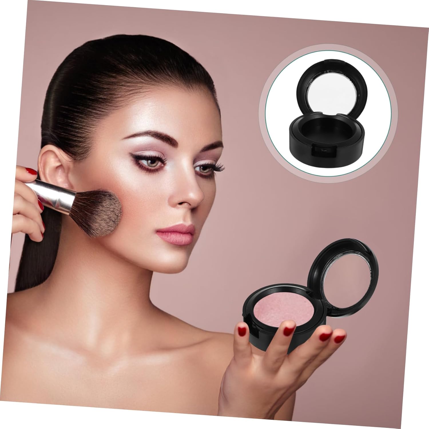 HONITANO 8PCS Eyeshadow Organizer Case for Travel and Home Use