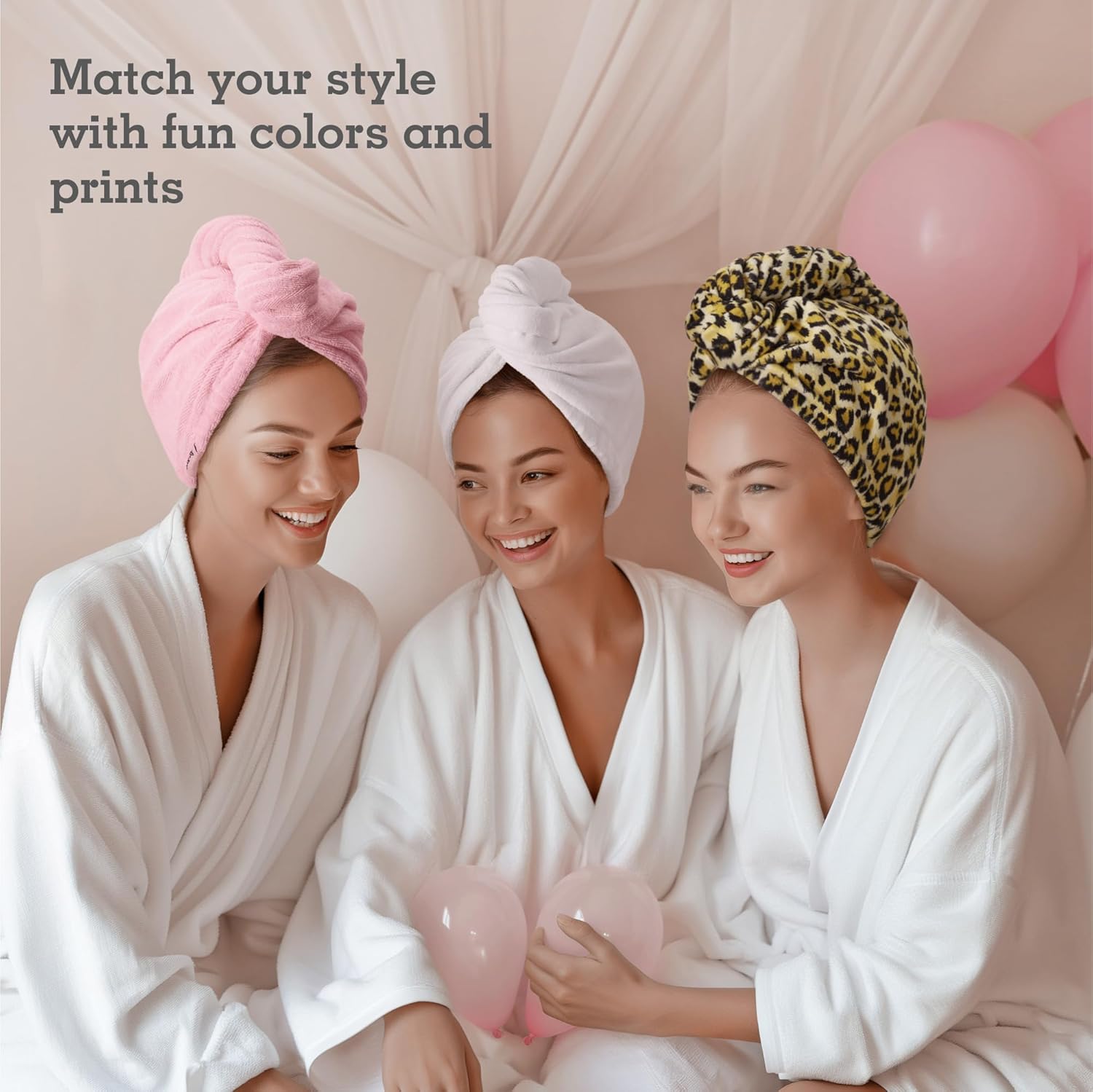Brook Bay Microfiber Hair Towel for Women