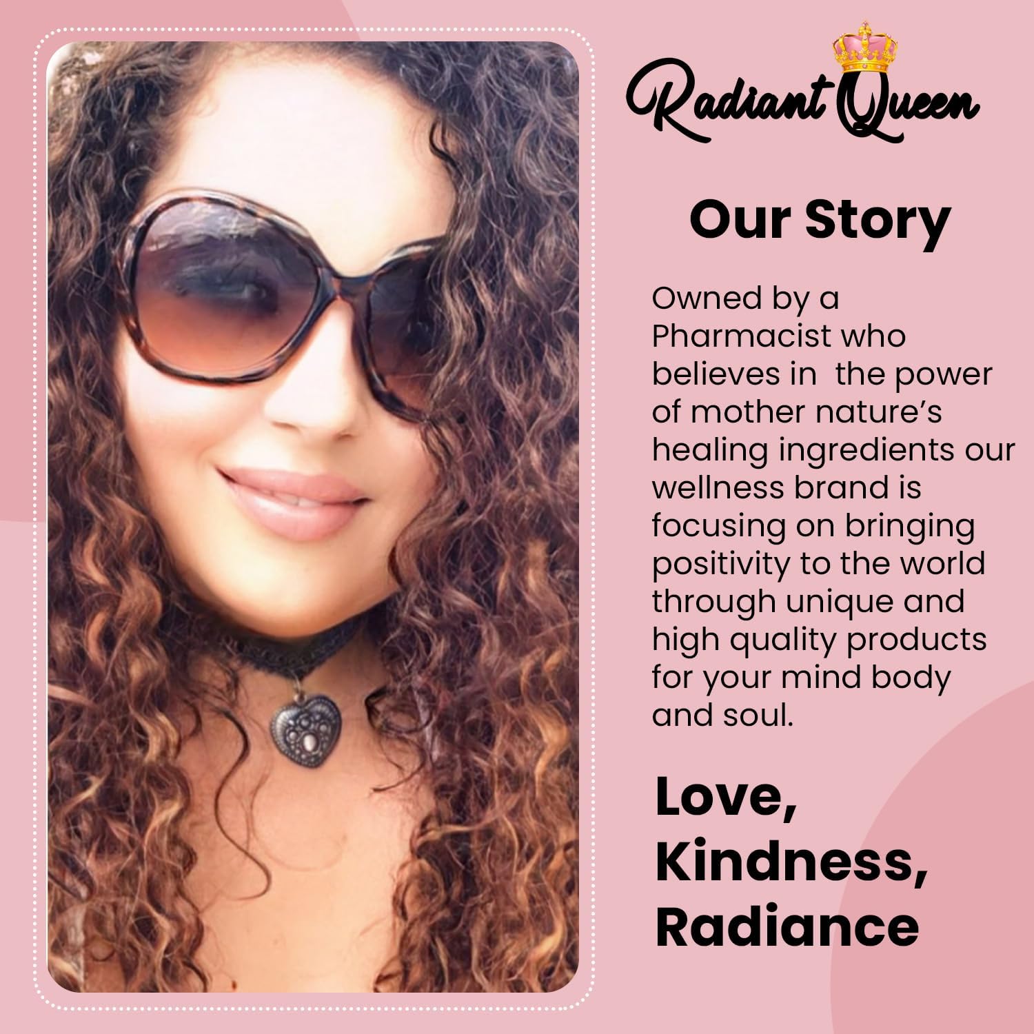 Radiant Queen Hair Plopping Towel - Curly Hair Wrap for Women Girls Kids