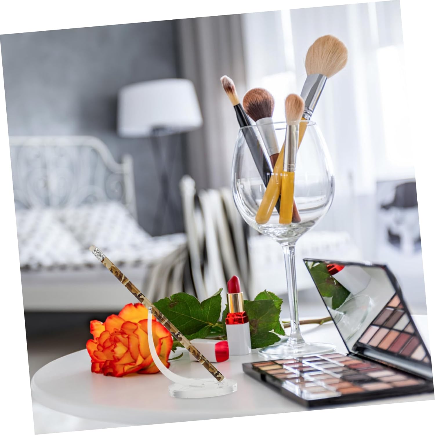 Baluue Acrylic Makeup Brush Storage Holder