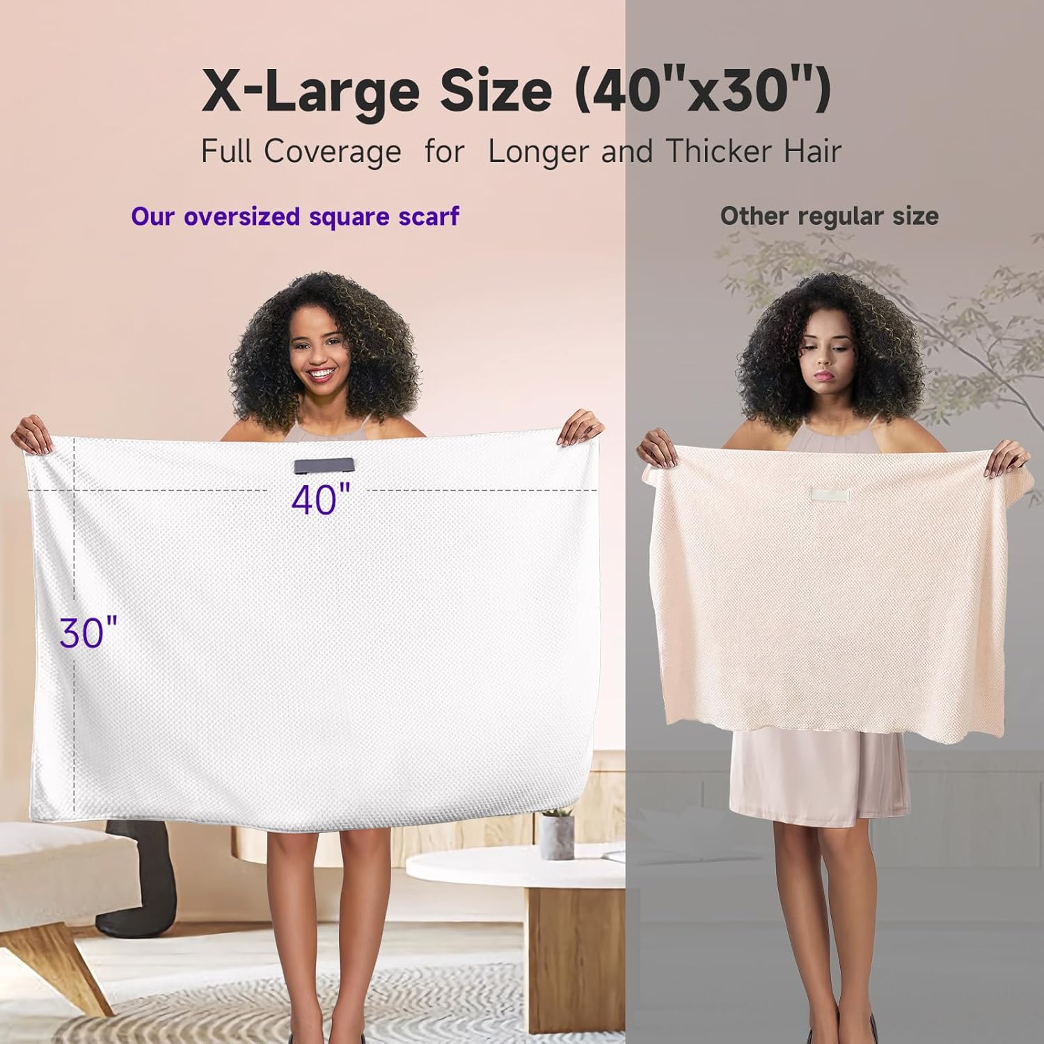 Umisleep Extra Large Microfiber Hair Towel Wrap