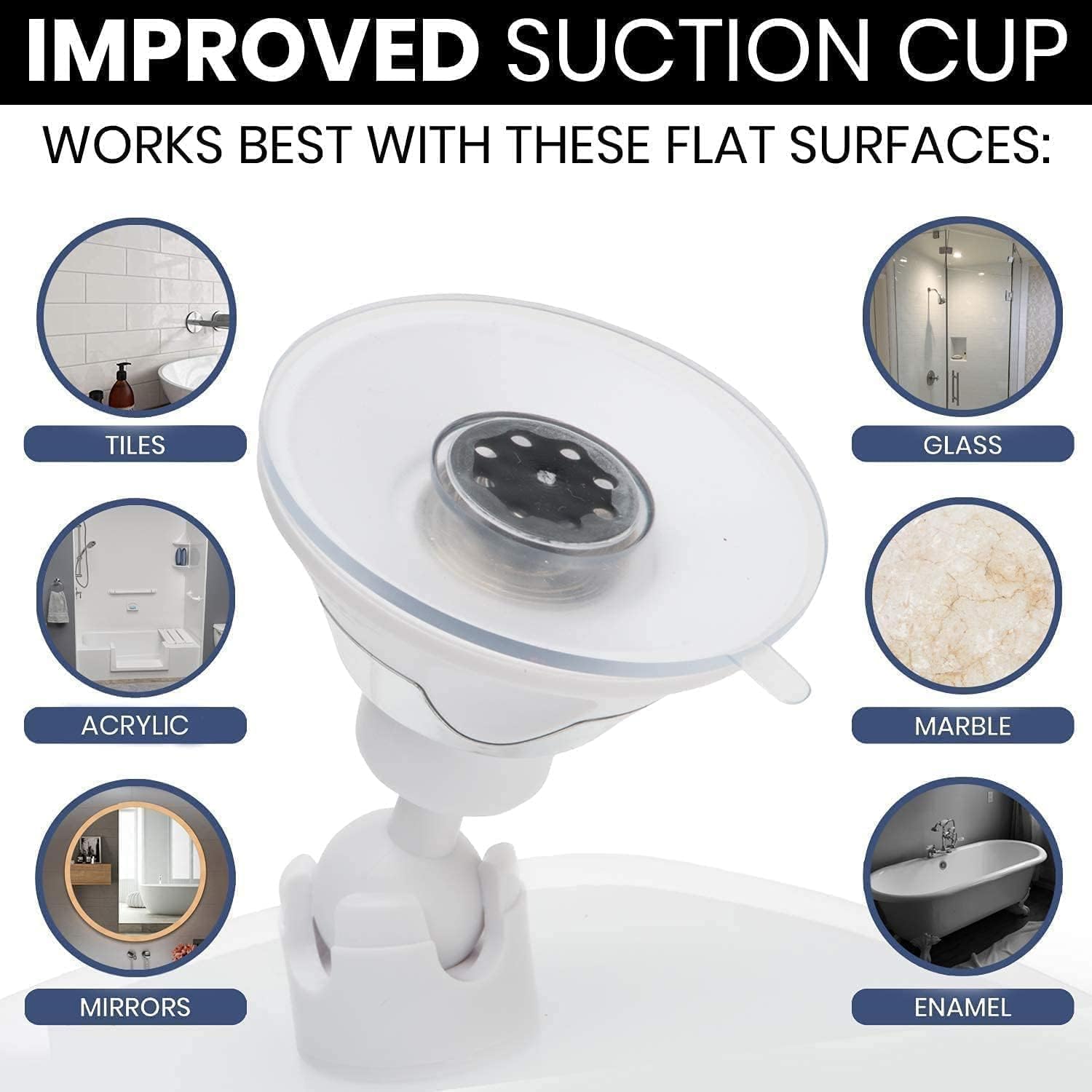 3X Magnifying Fogless Shower Mirror
