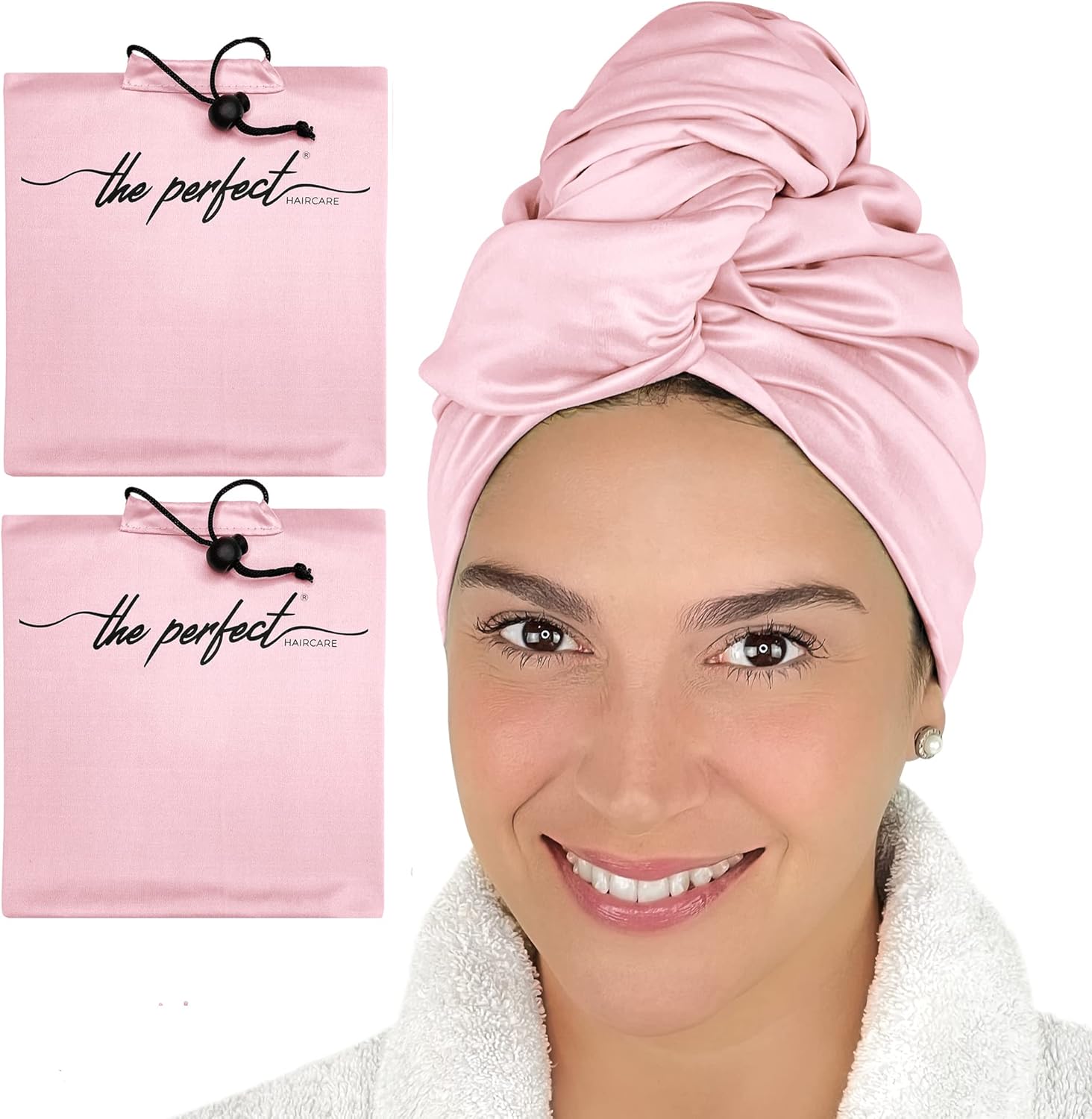 Microfiber Hair Towels Wrap for Women 2 Pack