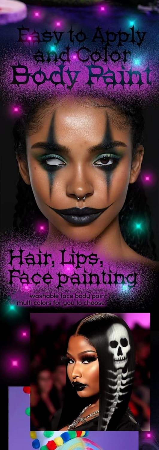 Versatile Face Body Paint Stick for Halloween Cosplay