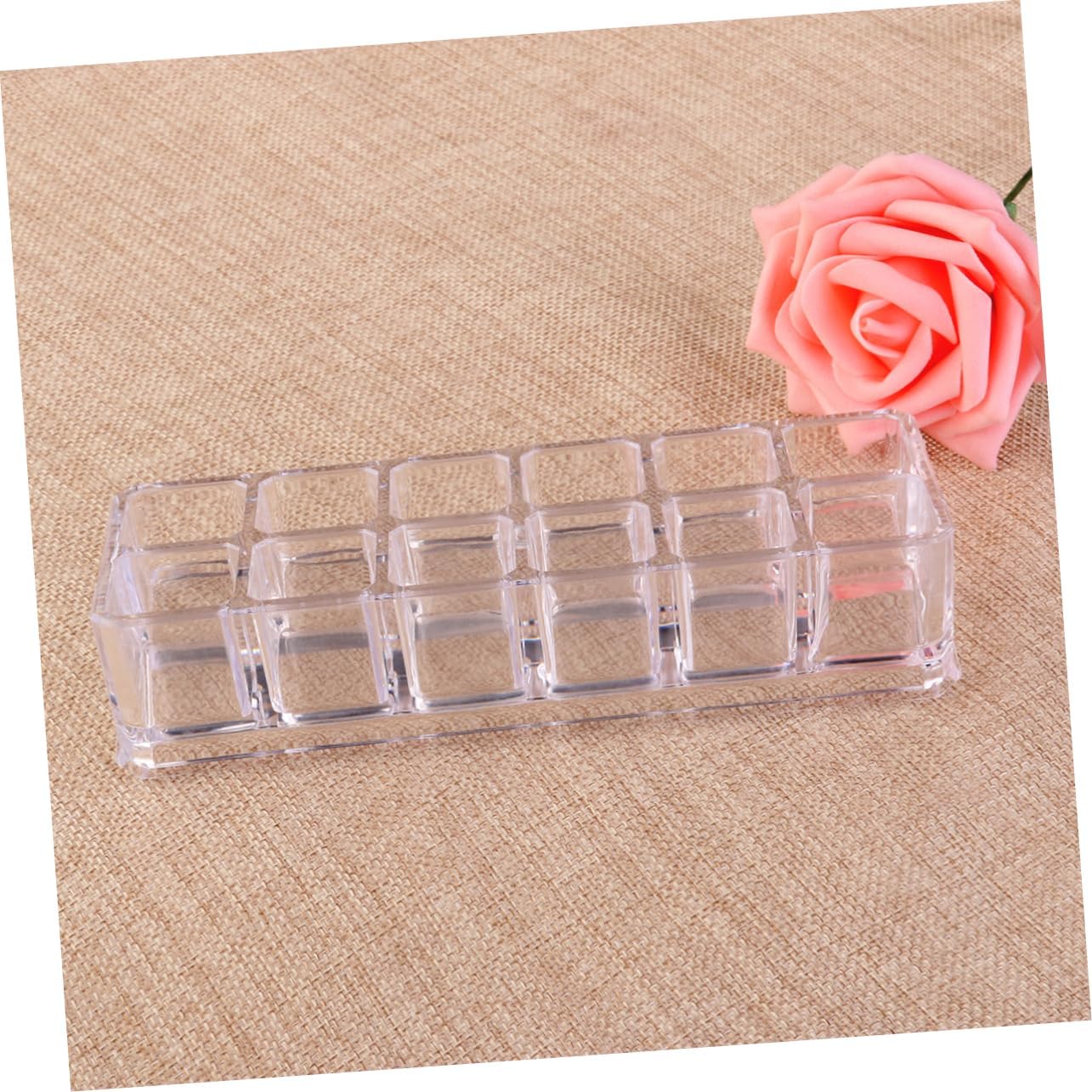 Clear Acrylic Lipstick Organizer Display Rack for Makeup 1