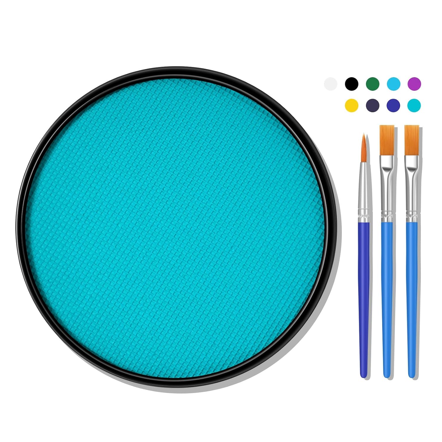 FREEORR Teal Body Paint Makeup 30G for Halloween Costume