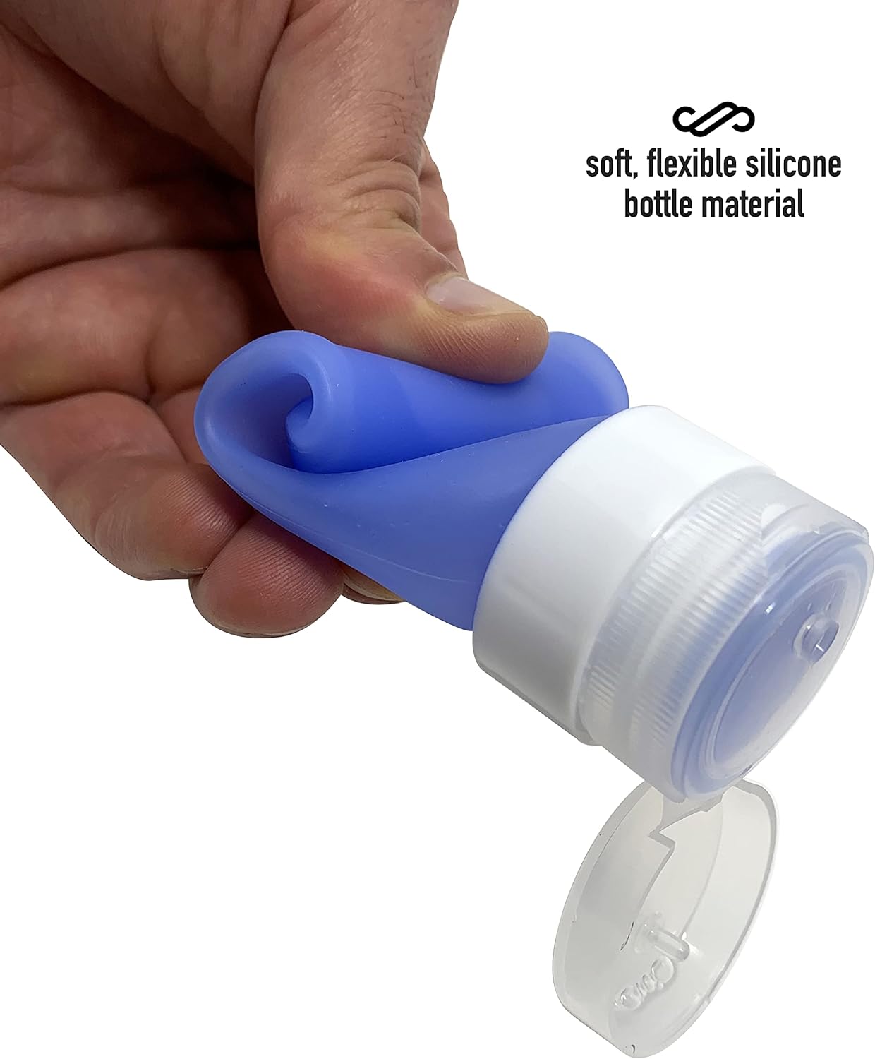 Cruise On Silicone Travel Bottle Set TSA Approved Leak-Proof Refillable