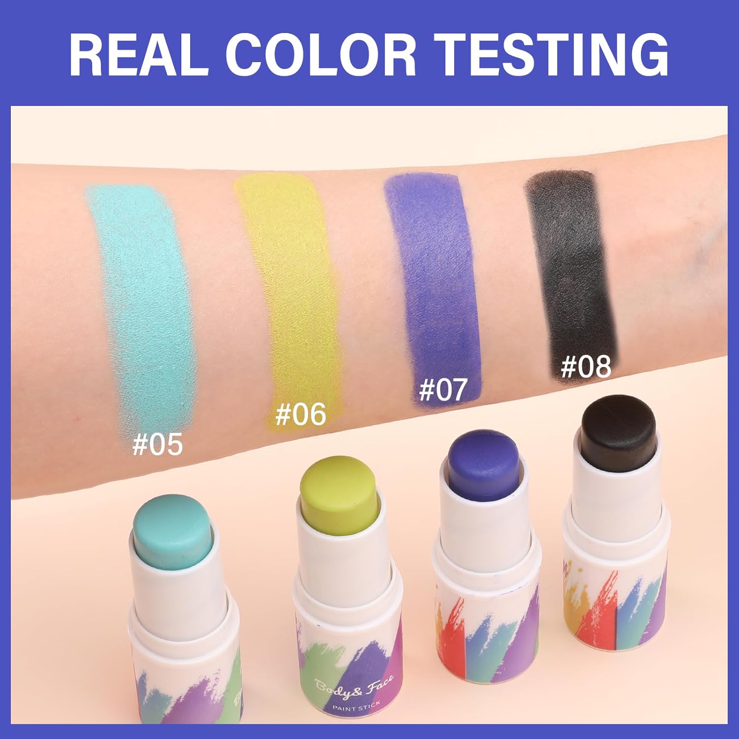 GEUUFEA Body Paint Stick for Halloween Cosplay