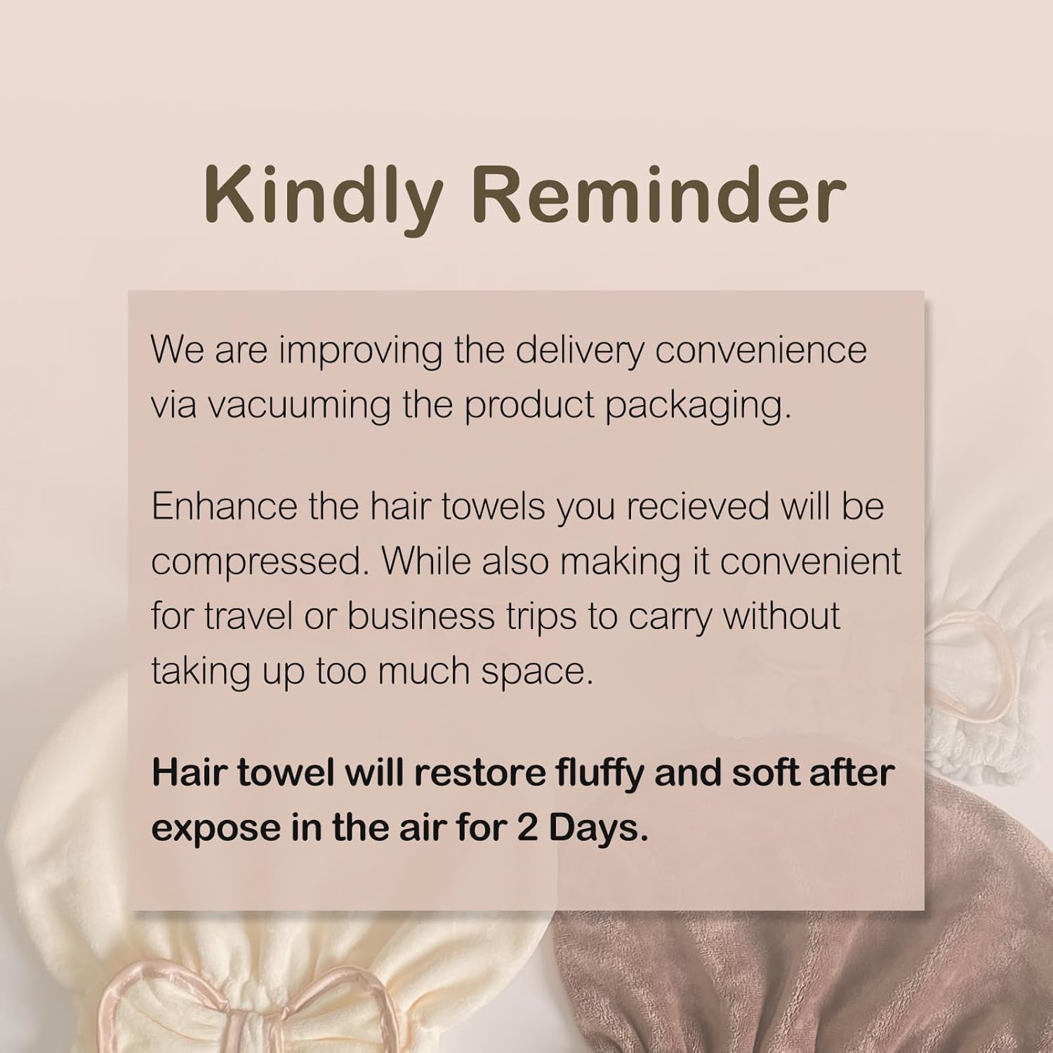 Jseng Microfiber Hair Towel Caps with Bowtie 3 Packs for Women