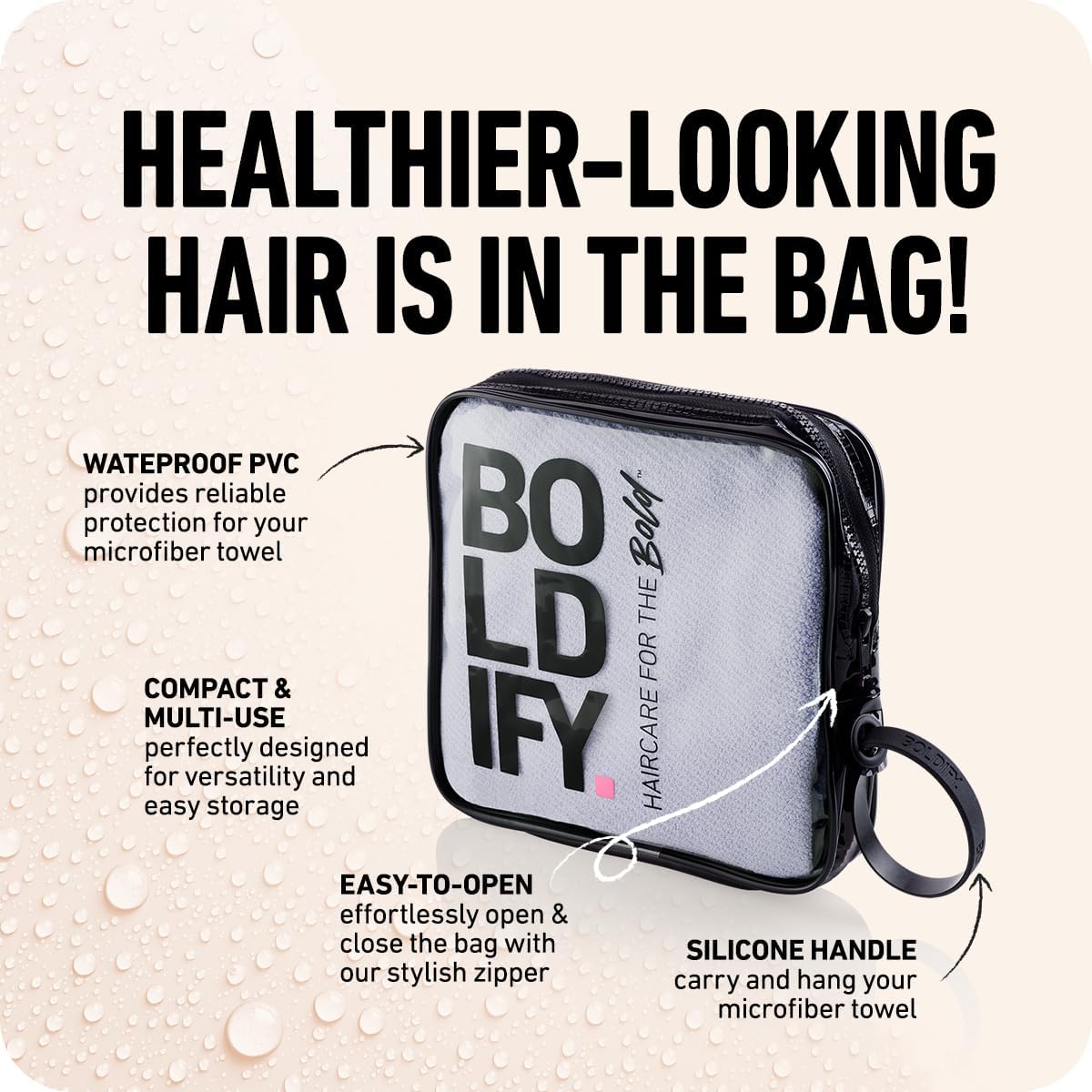 Boldify Quick Dry Microfiber Towel Wrap for Women - Grey 1