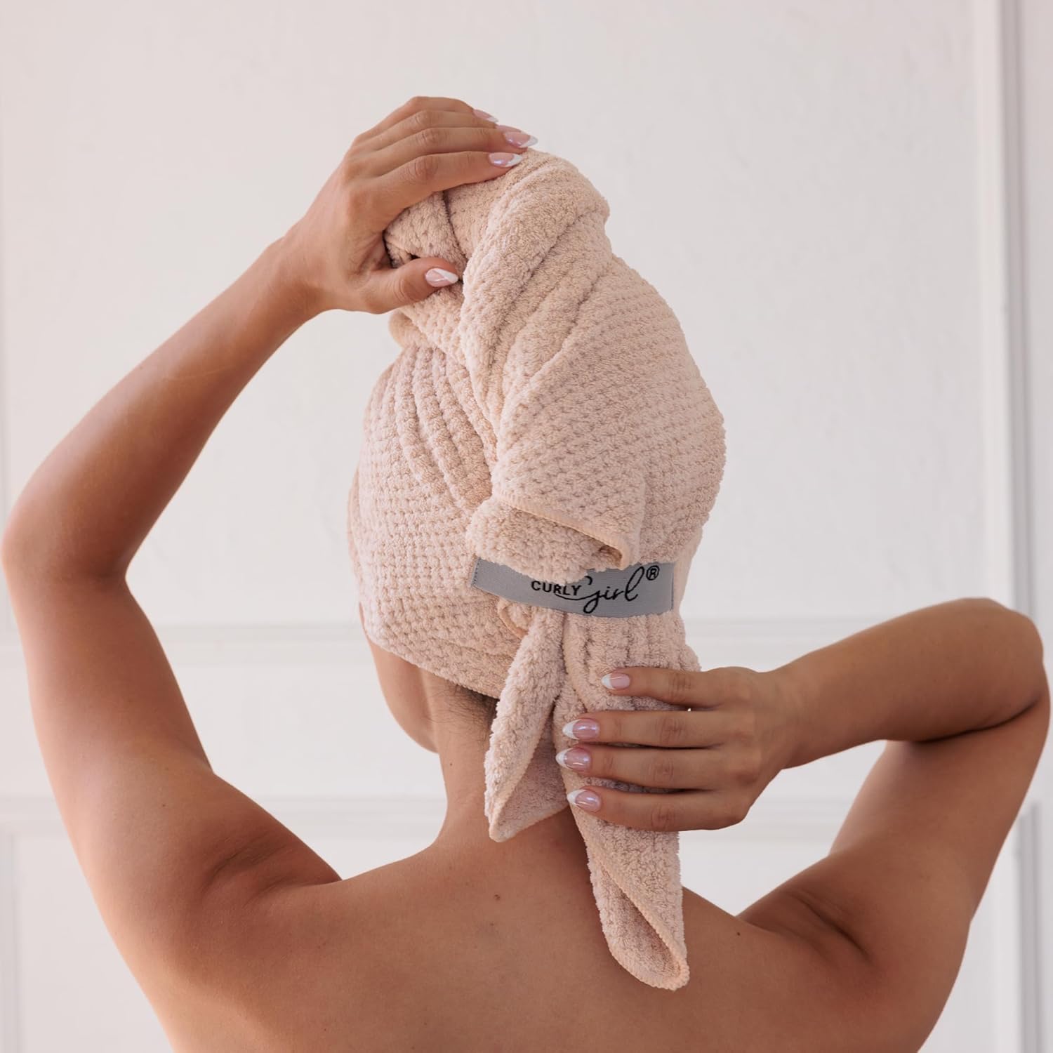 Curly Girl Microfiber Towel Wrap for Women - 41 x 31