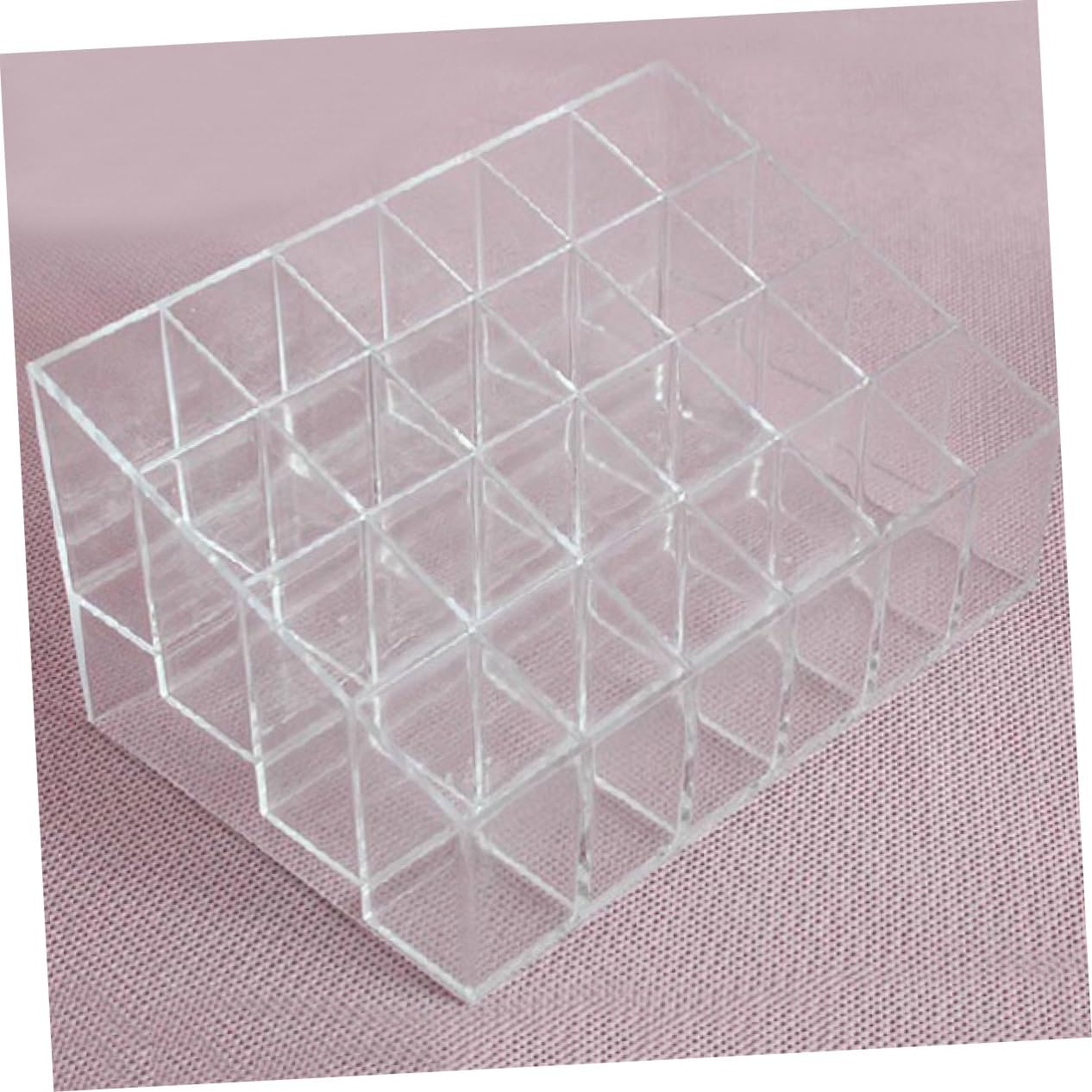 IWOWHERO 24-Slot Acrylic Lipstick Display Stand