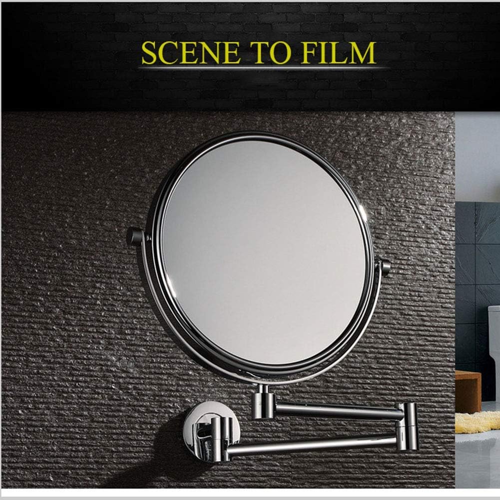 DEIHGE 8-Inch Wall Mounted Makeup Mirror with Magnification
