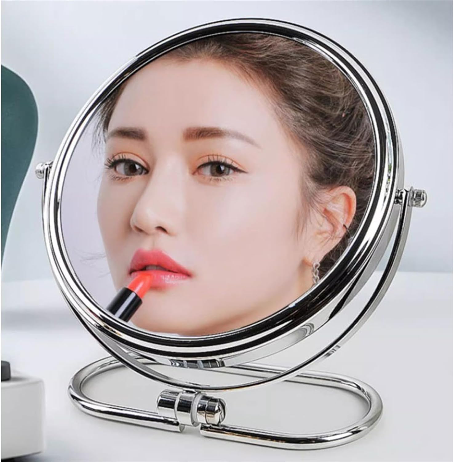 Luxury Folding Makeup Mirror with Light