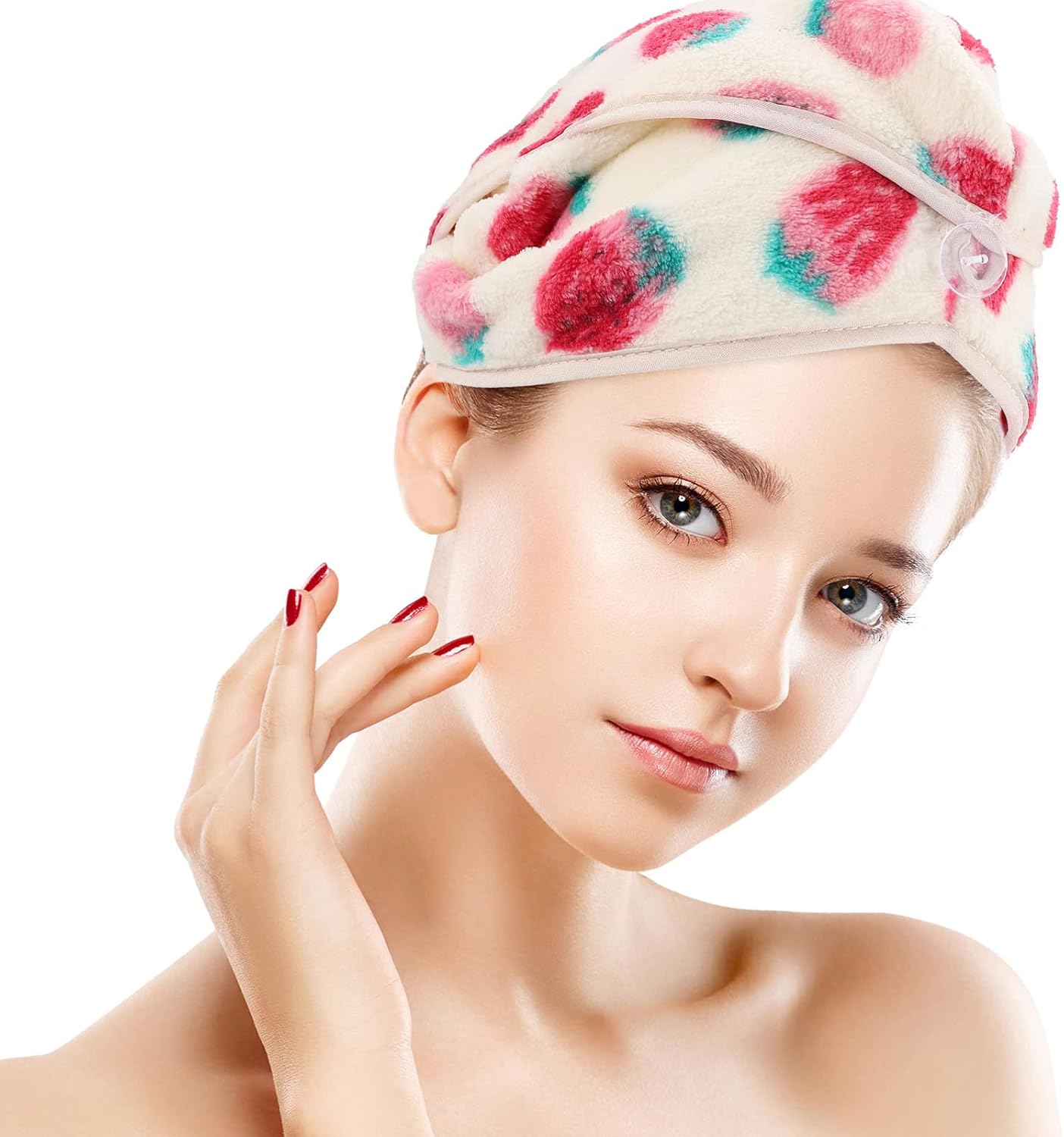 Healifty Hair Towel Wrap Quick Dry Bath Hat
