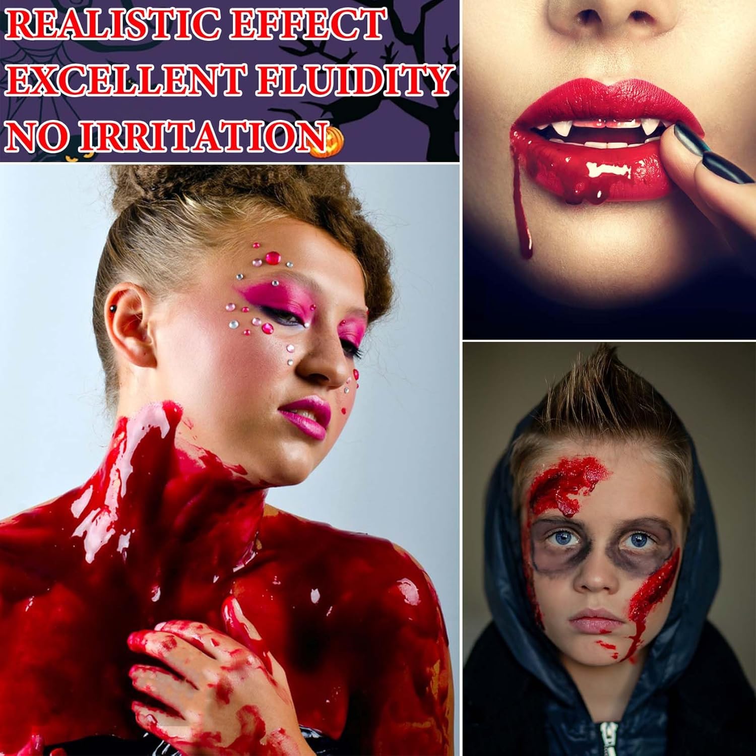 Fusang Fake Blood Spray - Halloween Costume Makeup