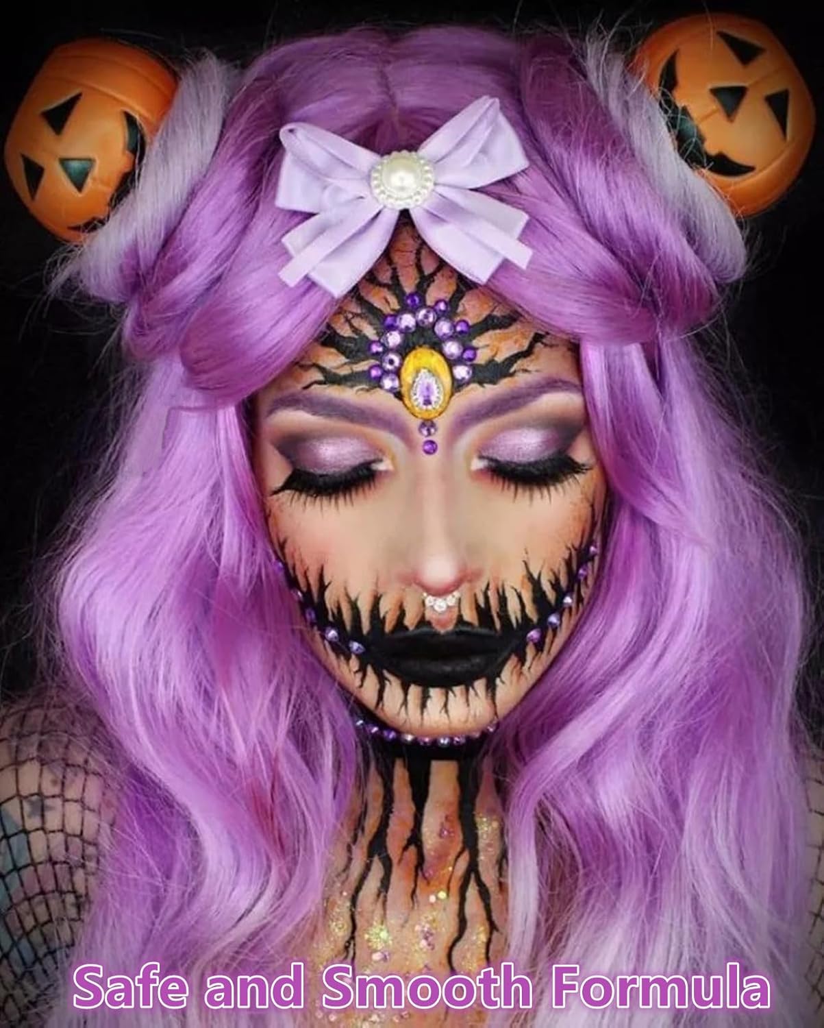 Go Ho Washable Pastel Purple Body Paint for Halloween Makeup