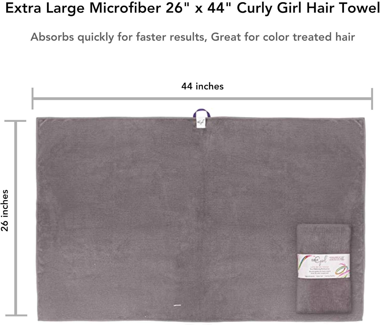 Curly Girl Extra Large Microfiber Towel for Curls 1
