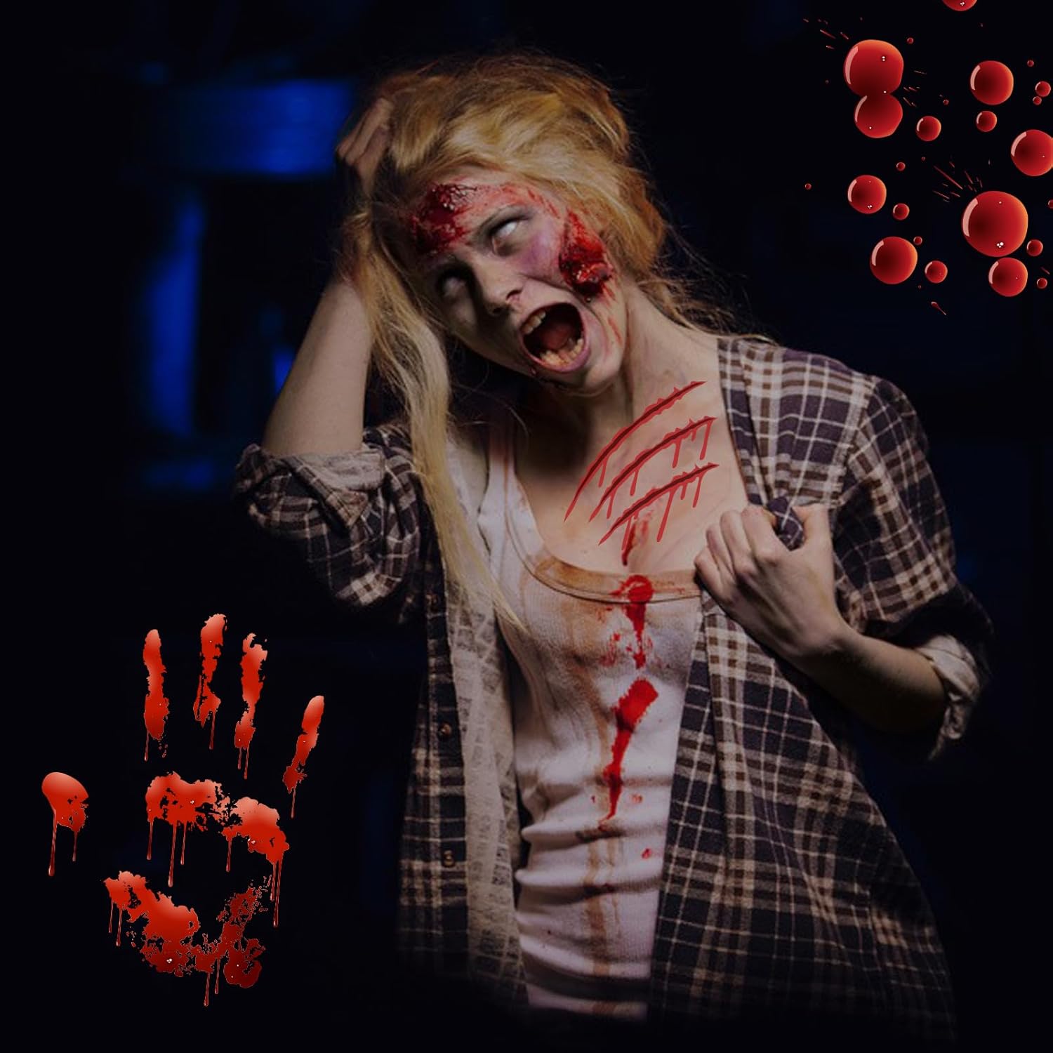 Valleylux Halloween Blood Splatter Washable Fake Blood Spray 60ml