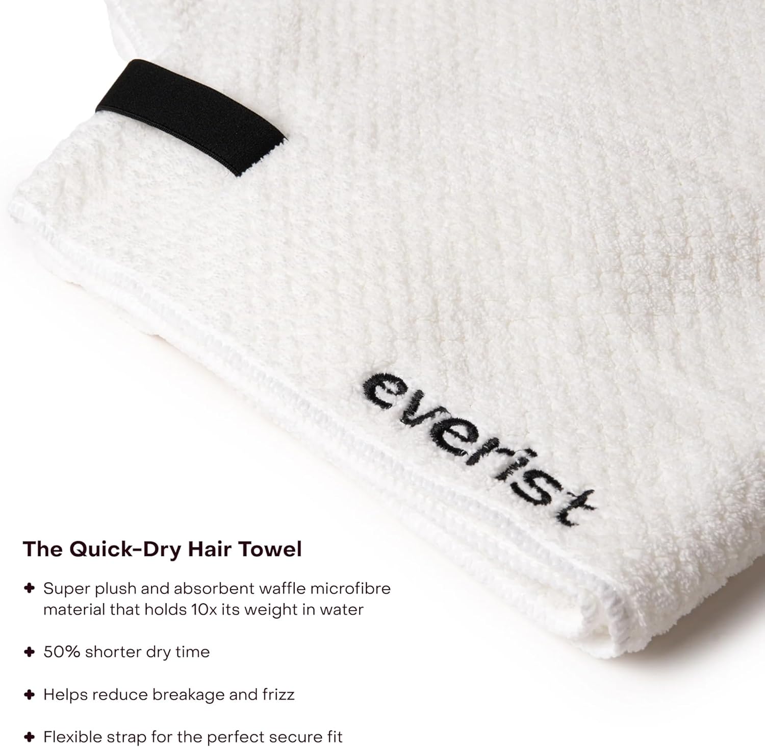 Everist Quick-Dry Hair Towel with Strap
