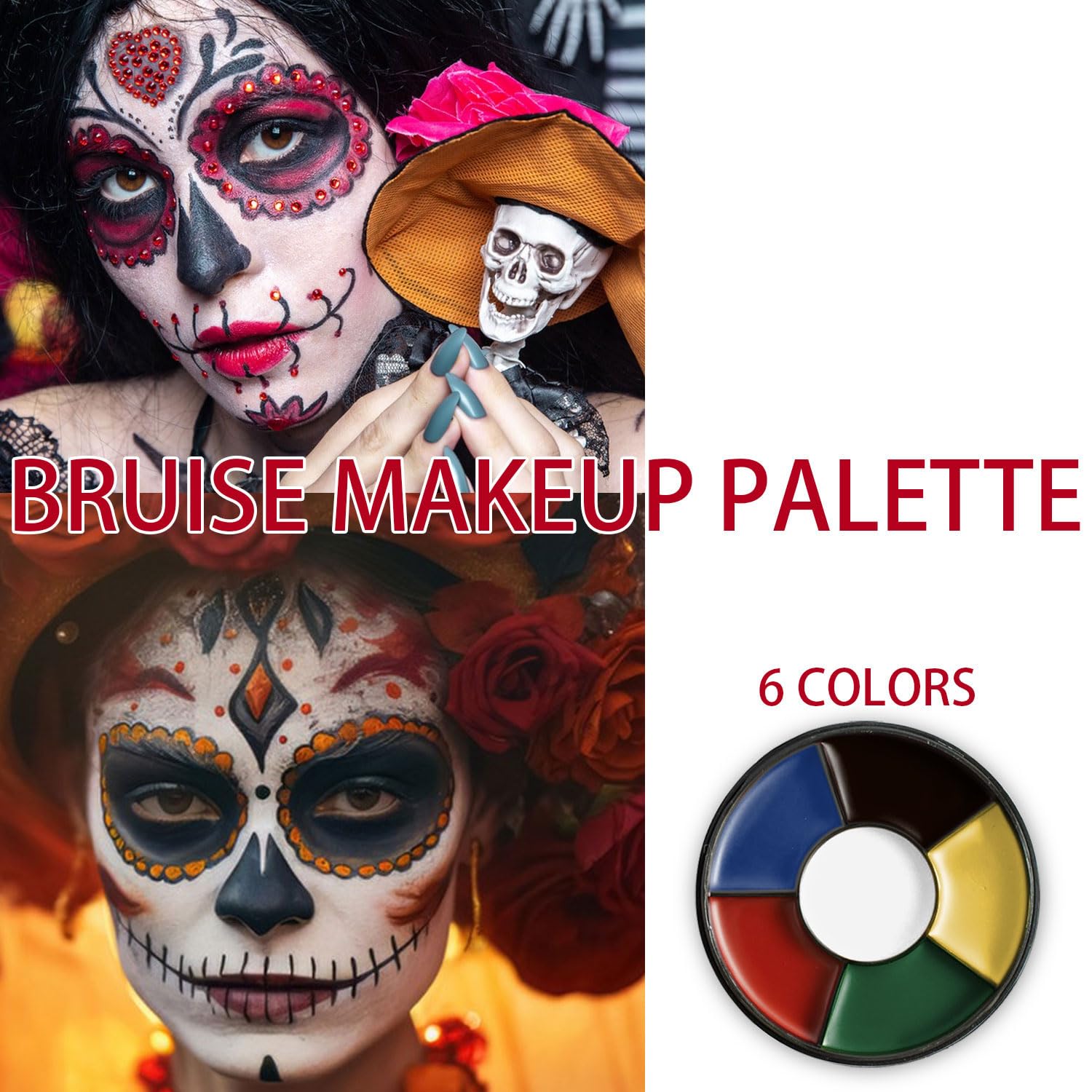 Topcent Fake Blood Gel and Scar Wax Halloween Makeup Set