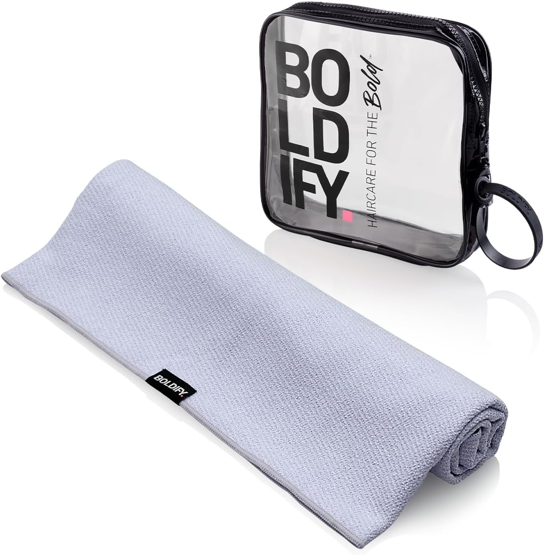 Boldify Quick Dry Microfiber Towel Wrap for Women - Grey 1