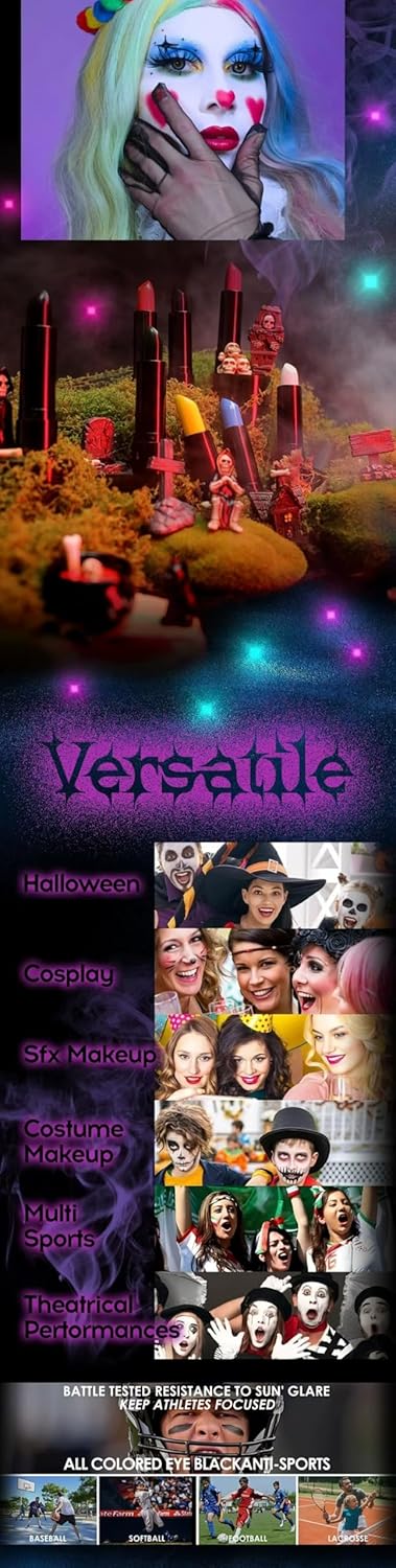 Versatile Face Body Paint Stick for Halloween Cosplay