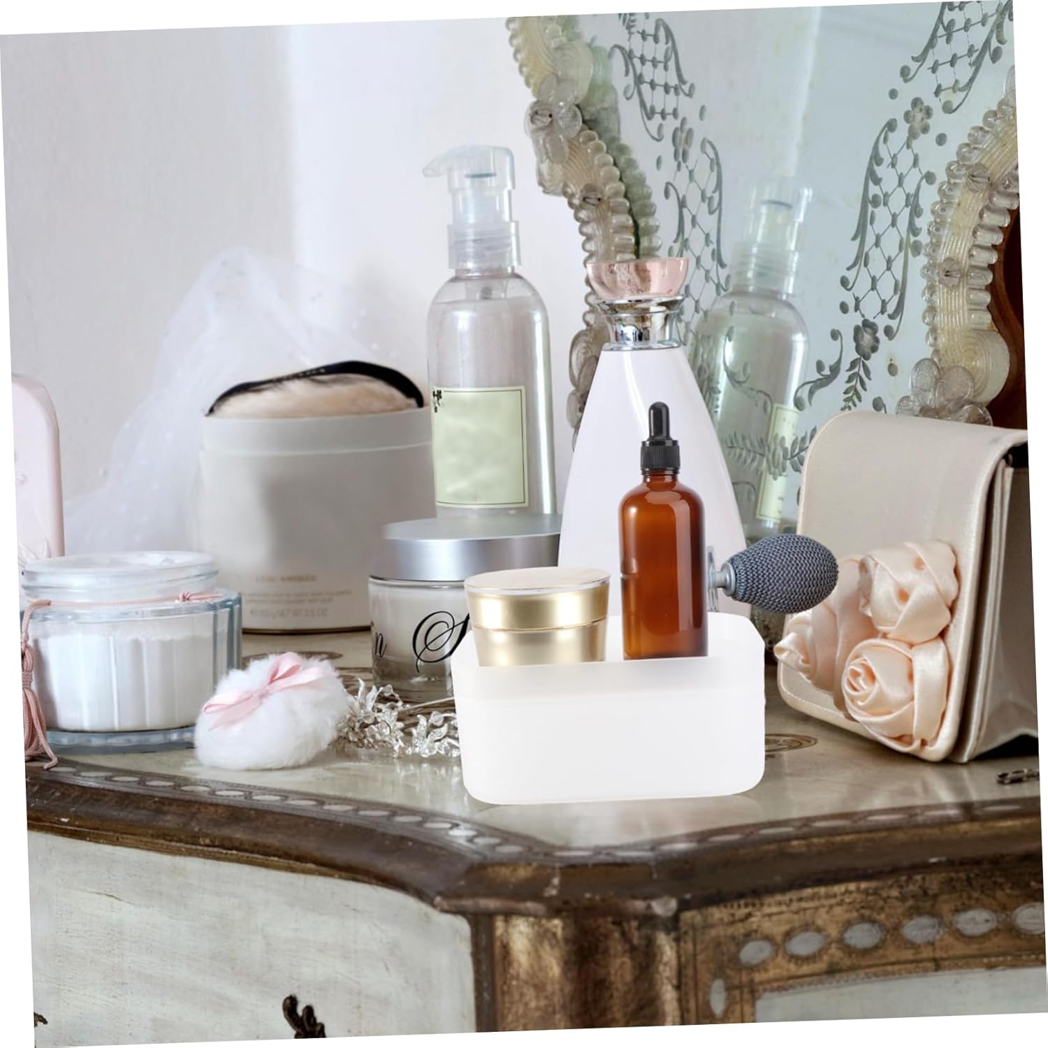 Gatuida Cosmetic Organizer Box for Desktop Storage