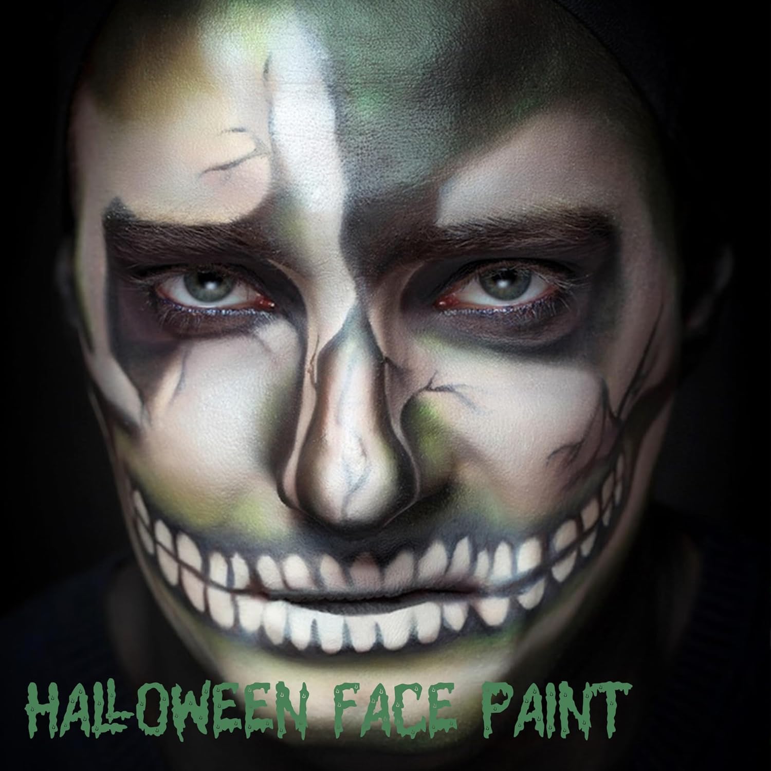CCbeauty Black Camo Face Paint Stick - Sports Eye Black Halloween Makeup