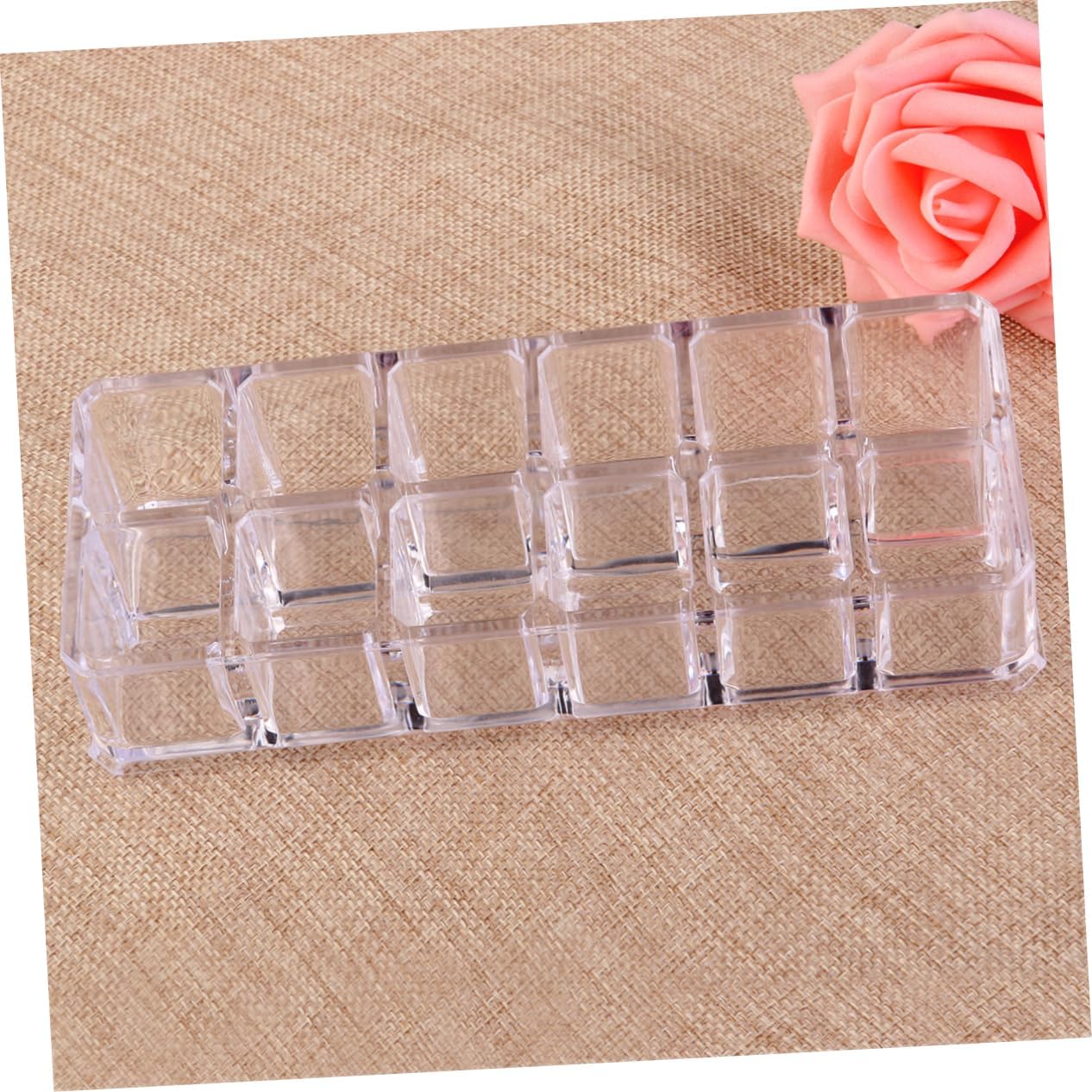 Clear Acrylic Lipstick Organizer Display Rack for Makeup 1