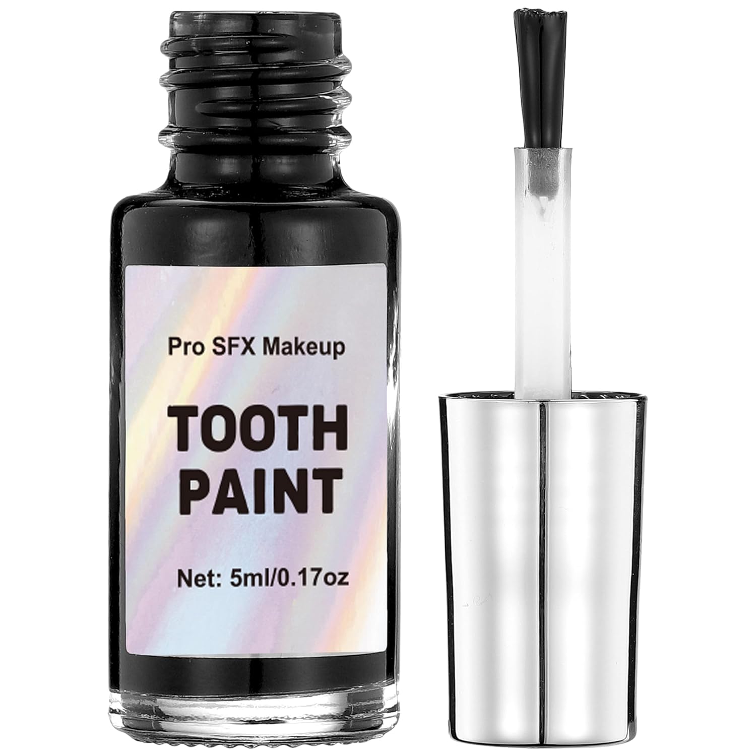 DALVGFN Black Tooth Paint - Quick Dry Non-Toxic Temporary Teeth Makeup