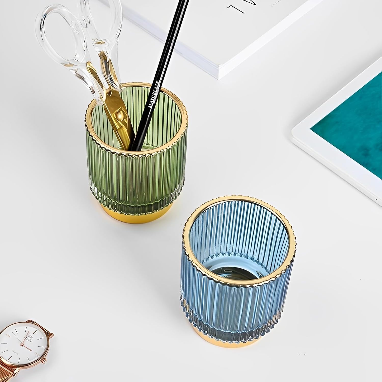 REALHUNLEE Makeup Brush Holder Organizer