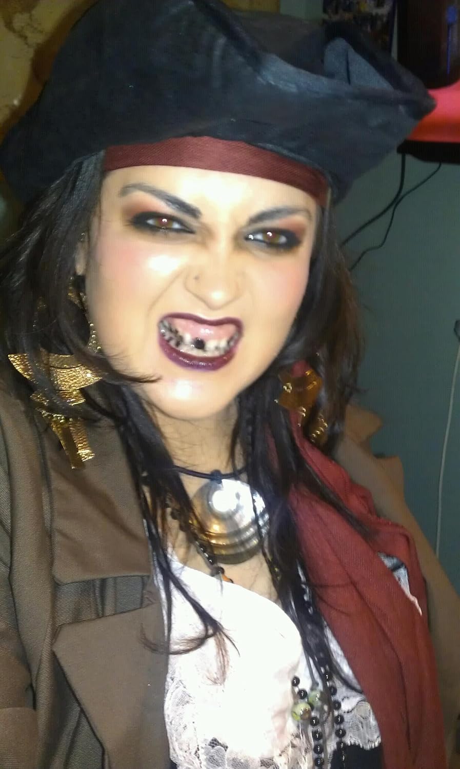 DALVGFN Black Tooth Paint - Quick Dry Non-Toxic Temporary Teeth Makeup
