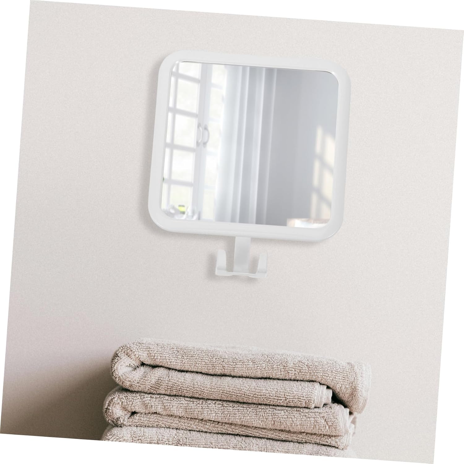 PRETYZOOM Suction Cup Wall Mirror - Fogless Makeup Mirror for Bathroom