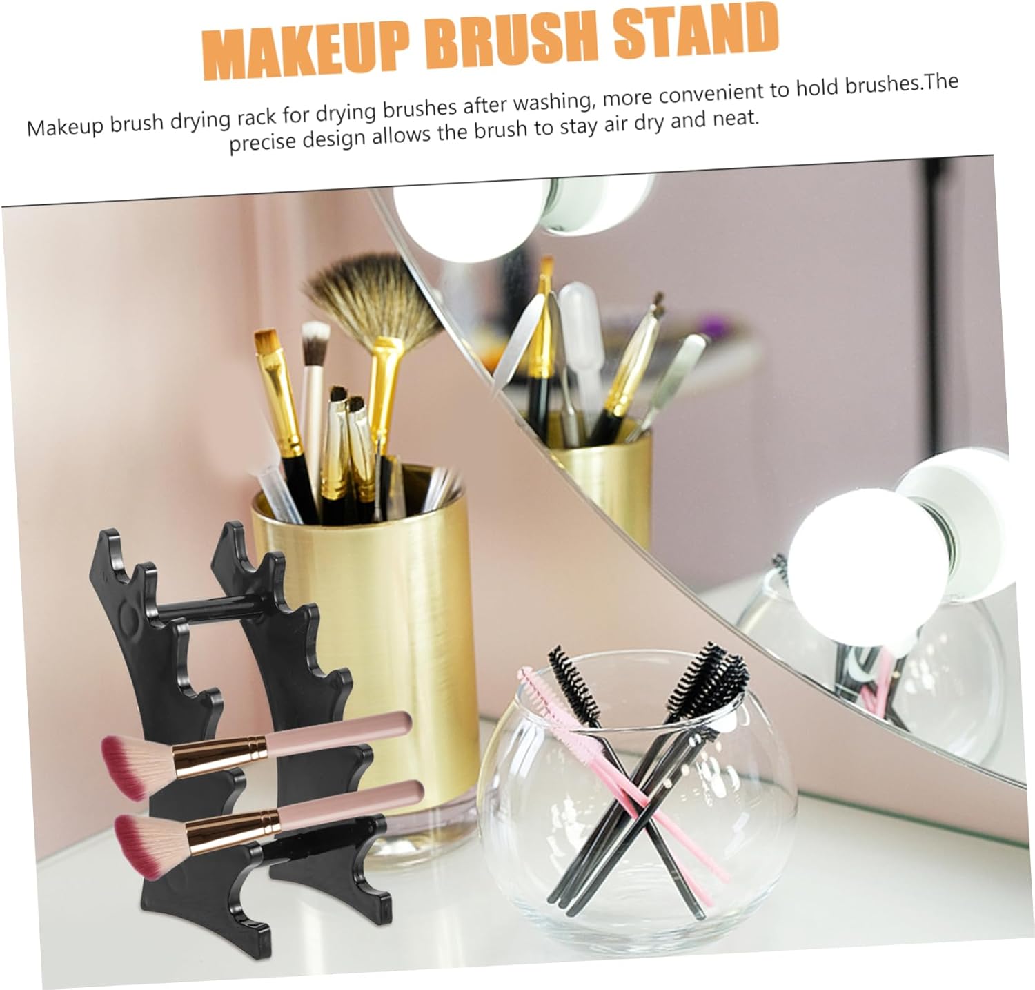 VICASKY Makeup Brush Drying Rack Organizer Display Stand