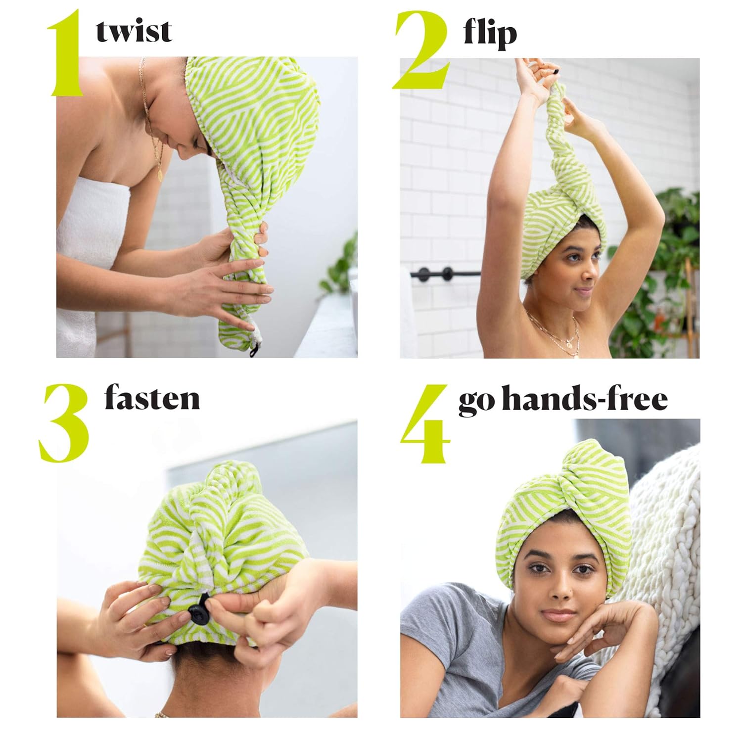 DevaCurl DevaTwist Anti-Frizz Microfiber Towel Wrap